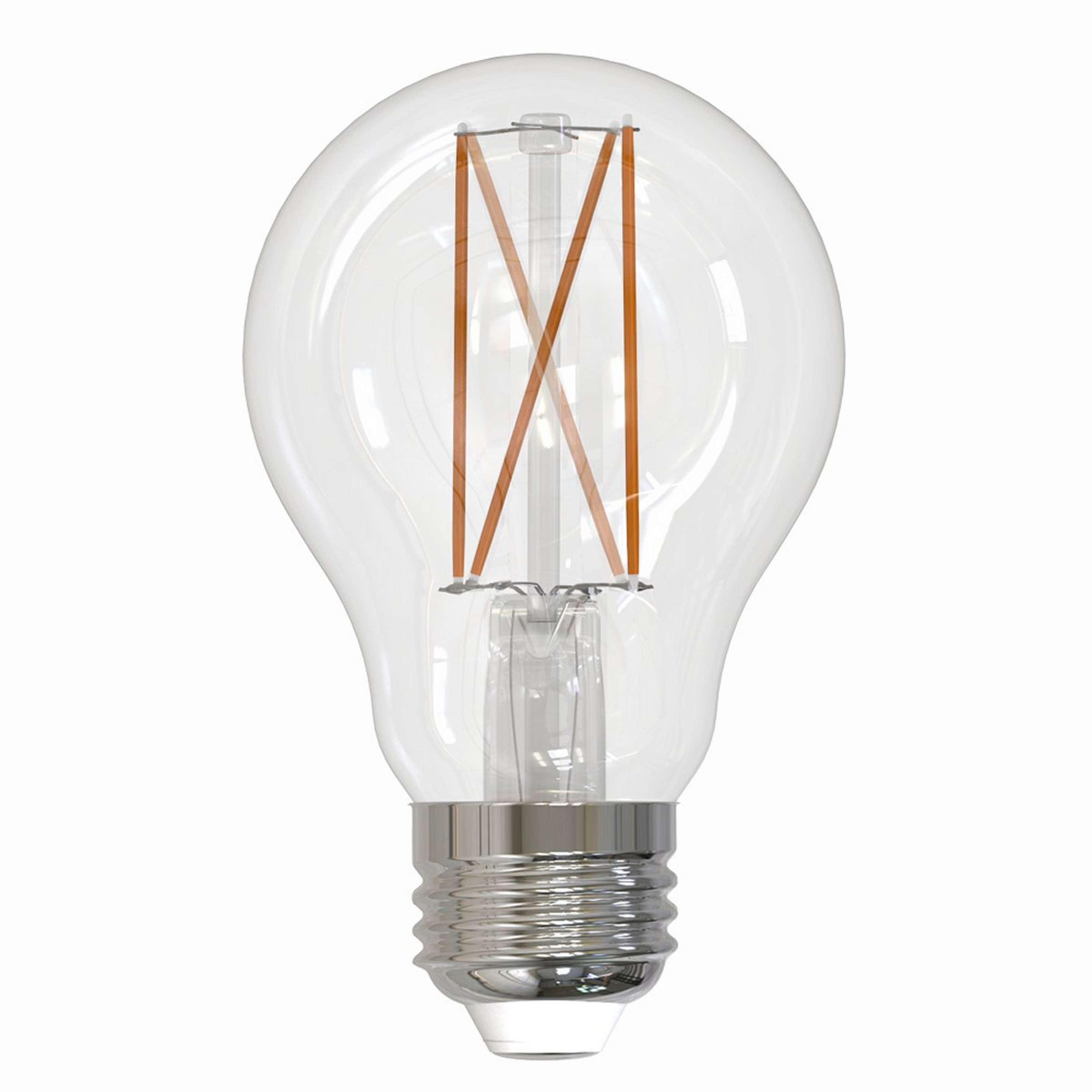 A 7 Watt Vintage Filament A19 Medium Base LED Bulb with undefined color