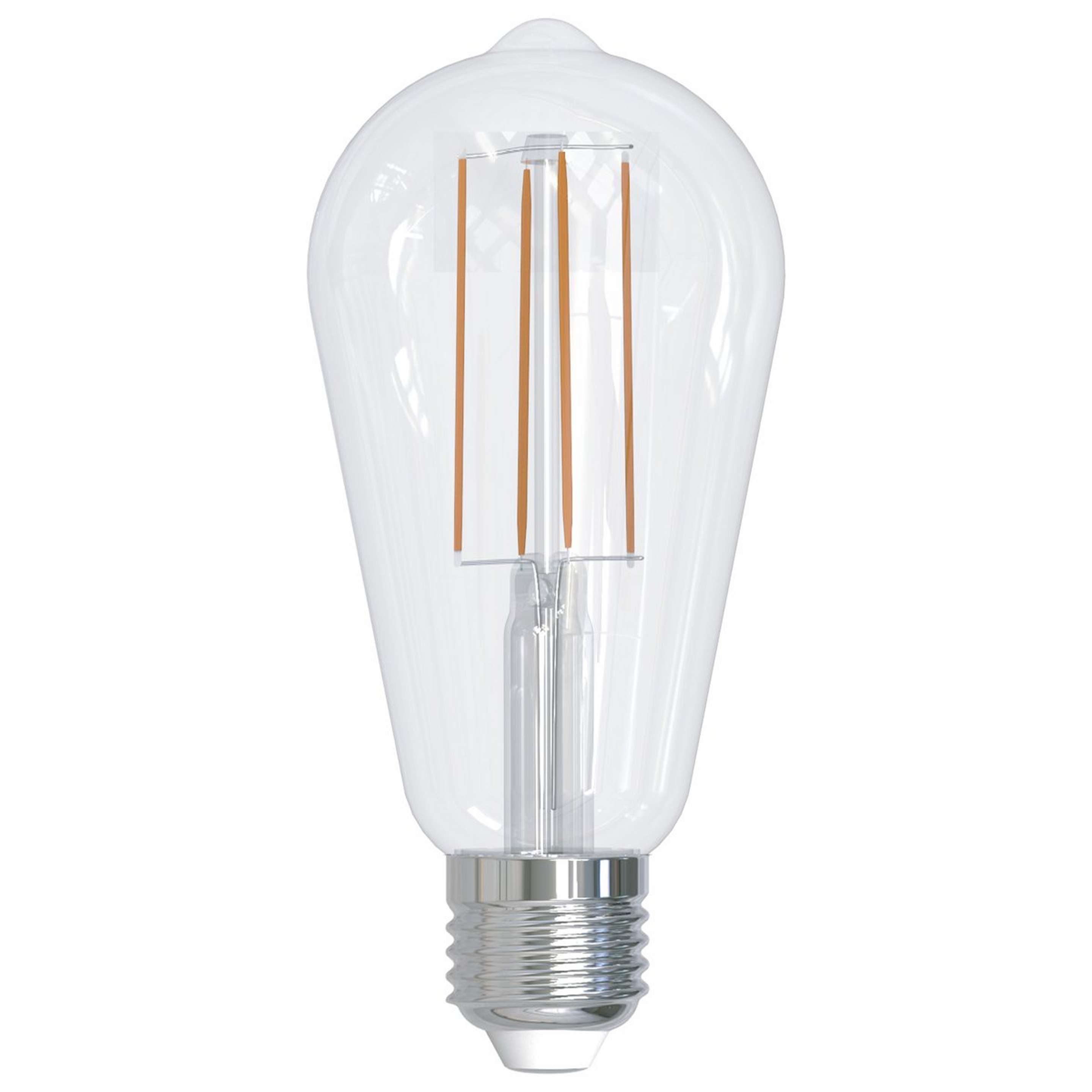 A 4.5 Watt Vintage Filament Medium Base LED Bulb with Clear color