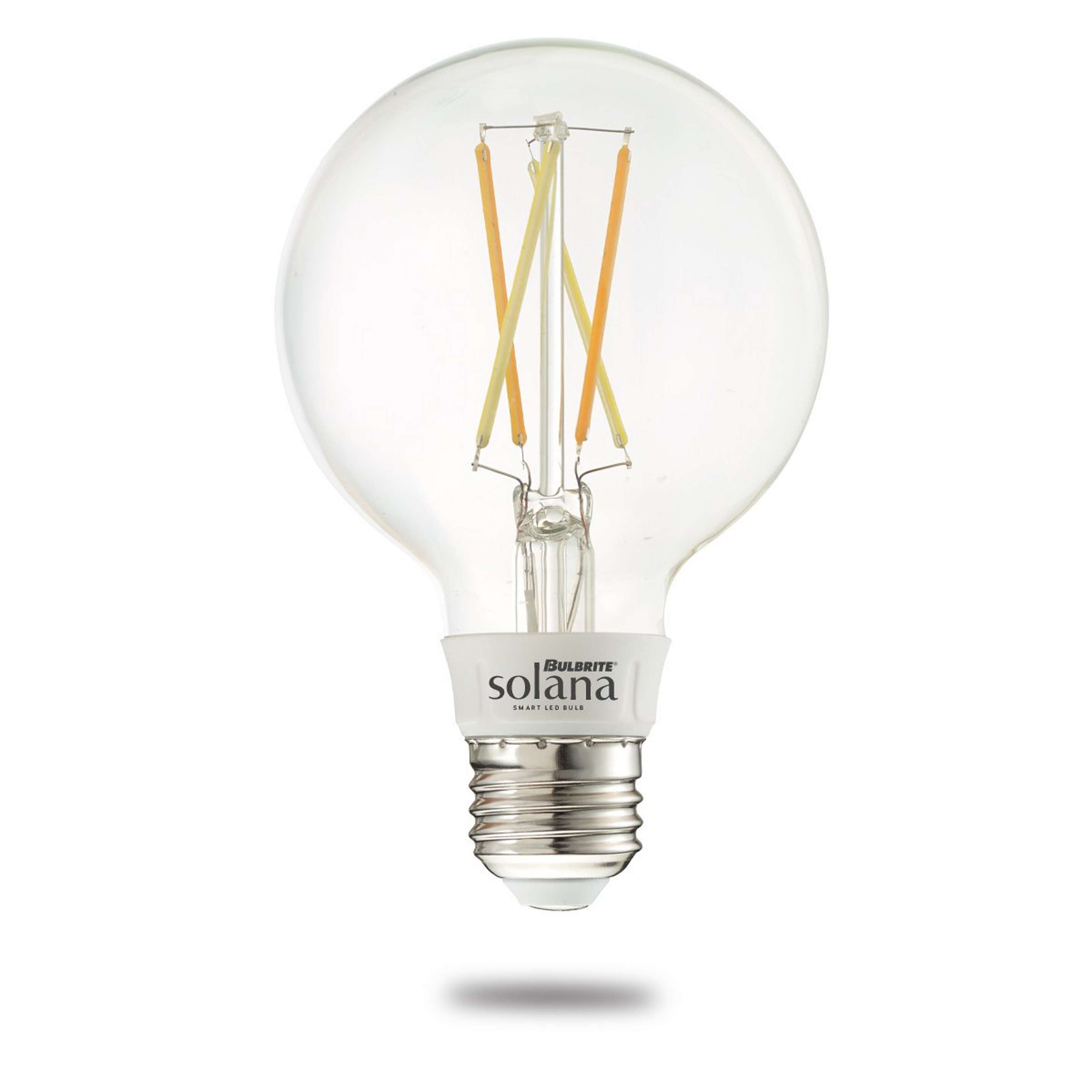 A 5.5 Watt G25 Medium Base LED Smart Bulb - Clear with Clear color