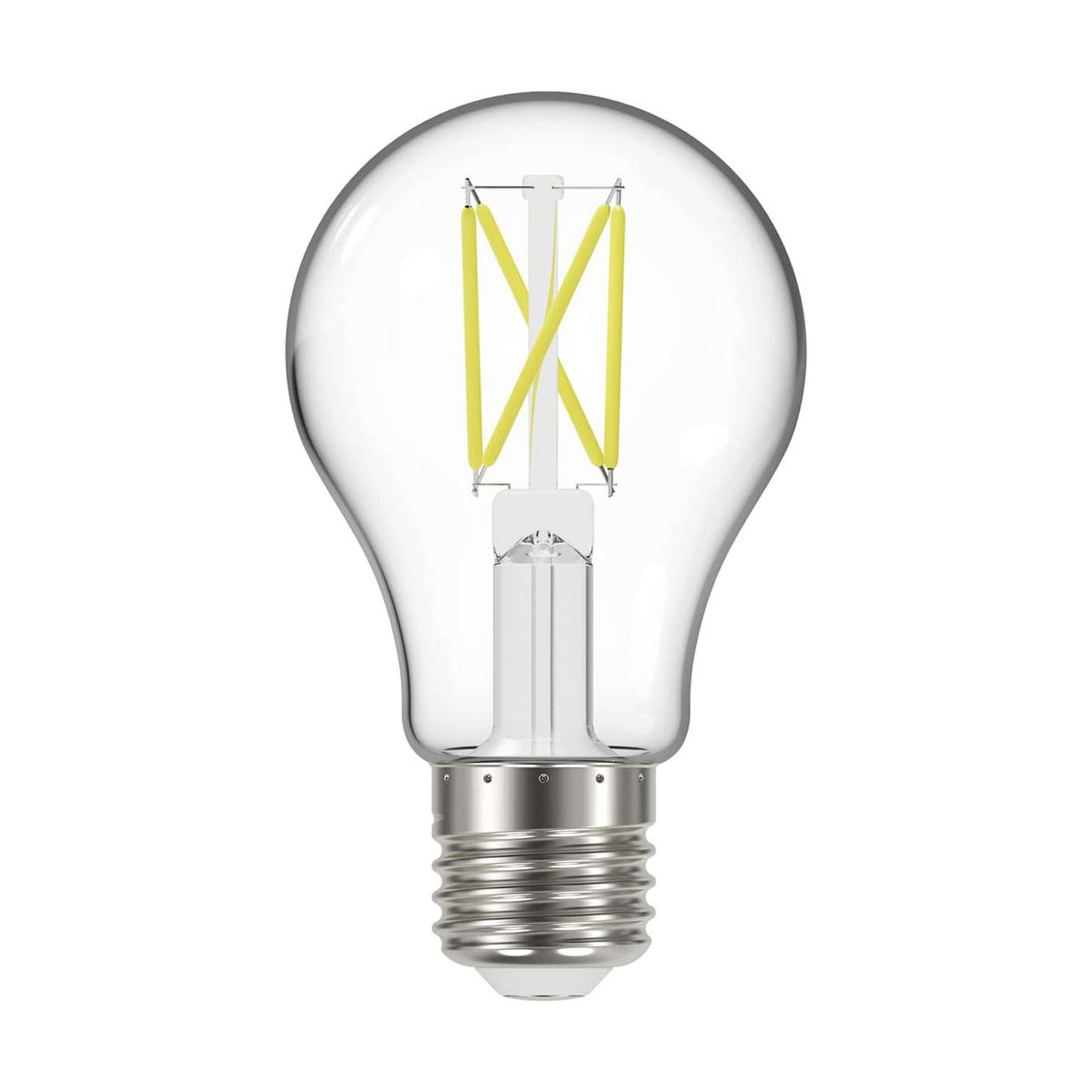 A 5 Watt A19 Medium Base LED Bulb - Clear with Clear color