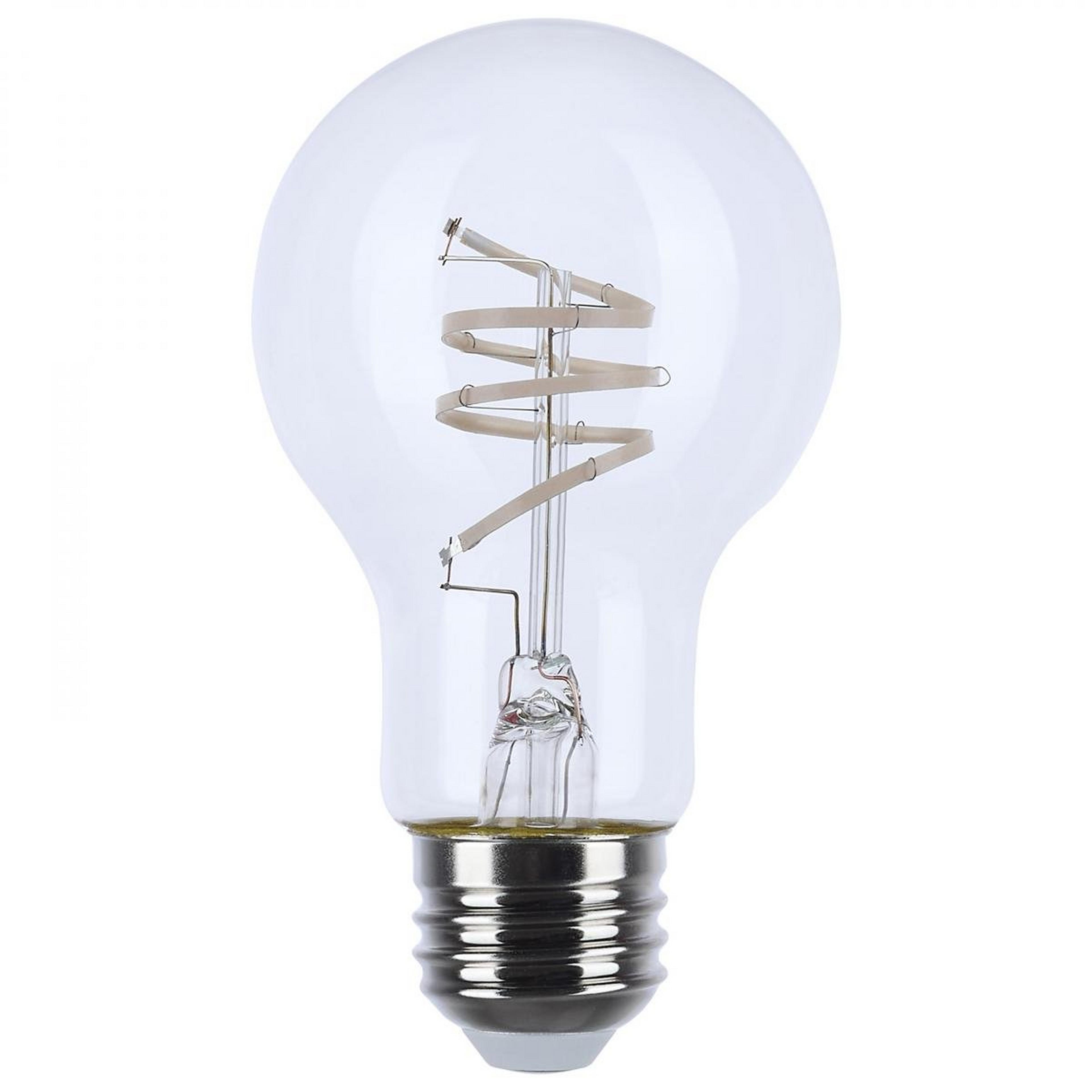 6 Watt A19 Gray Coil Filament Medium Base Bulb