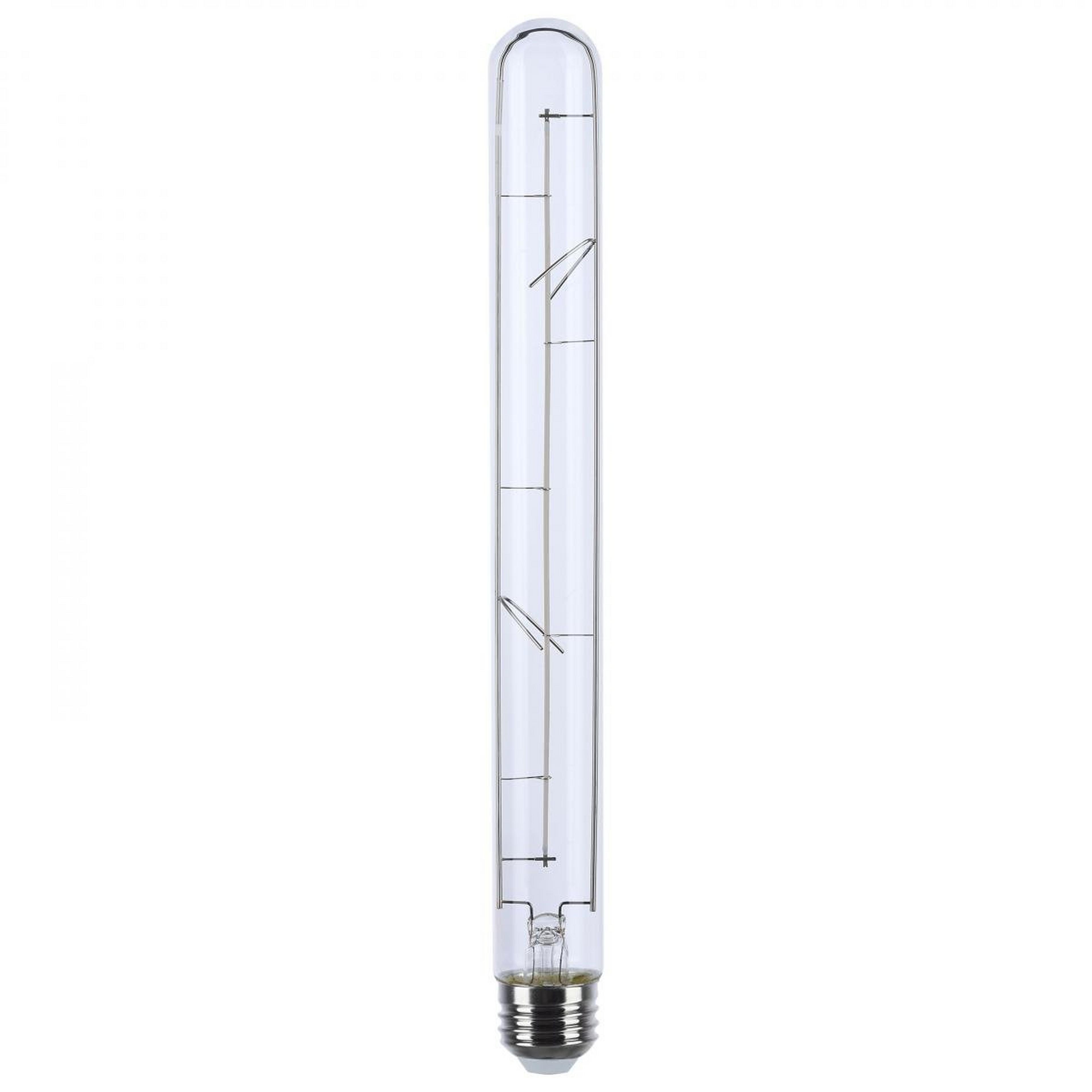 A 6 Watt T9 Gray Straight Filament Medium Base Bulb with Clear color
