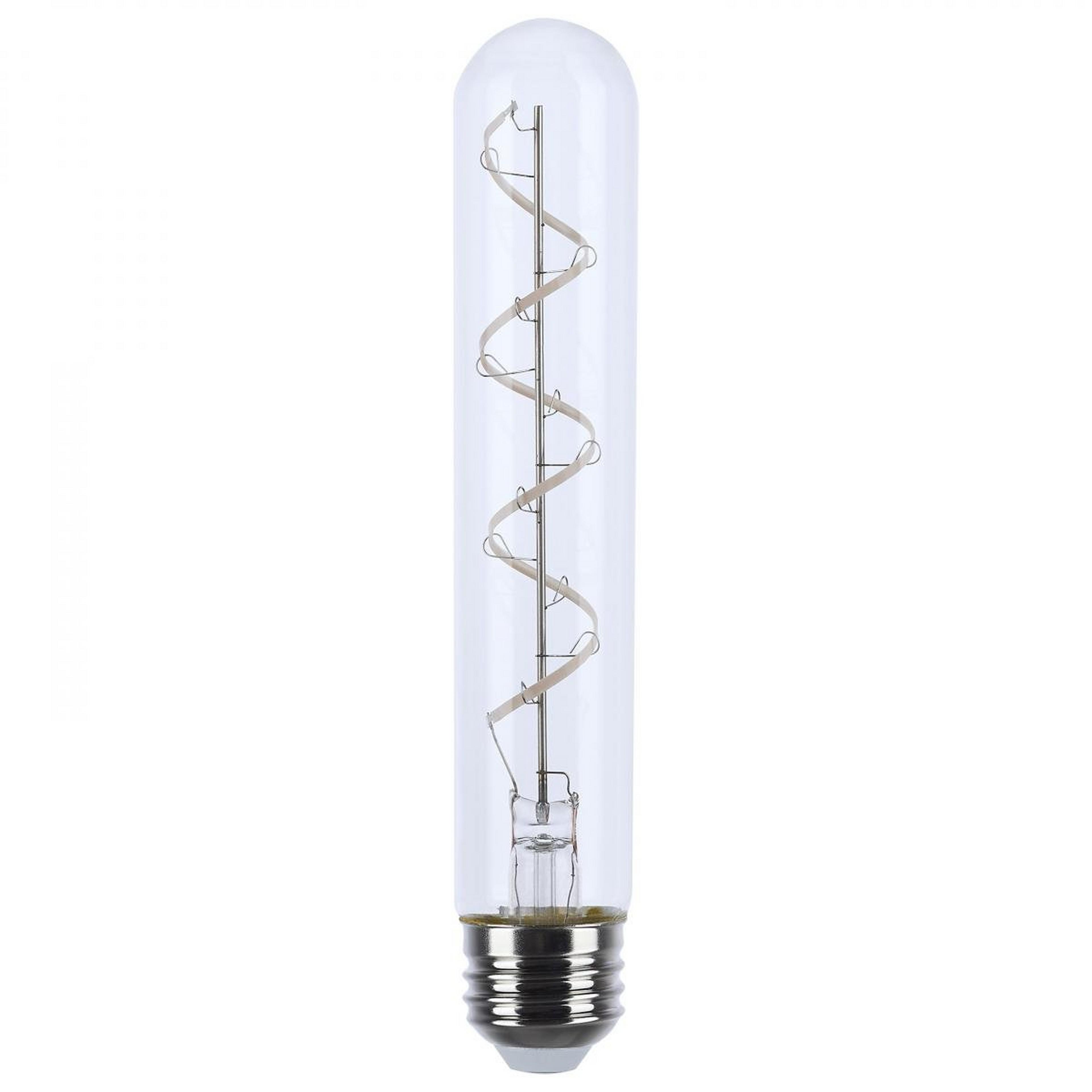 A 6 Watt ST19 Gray Coil Filament Medium Base Bulb with Clear color