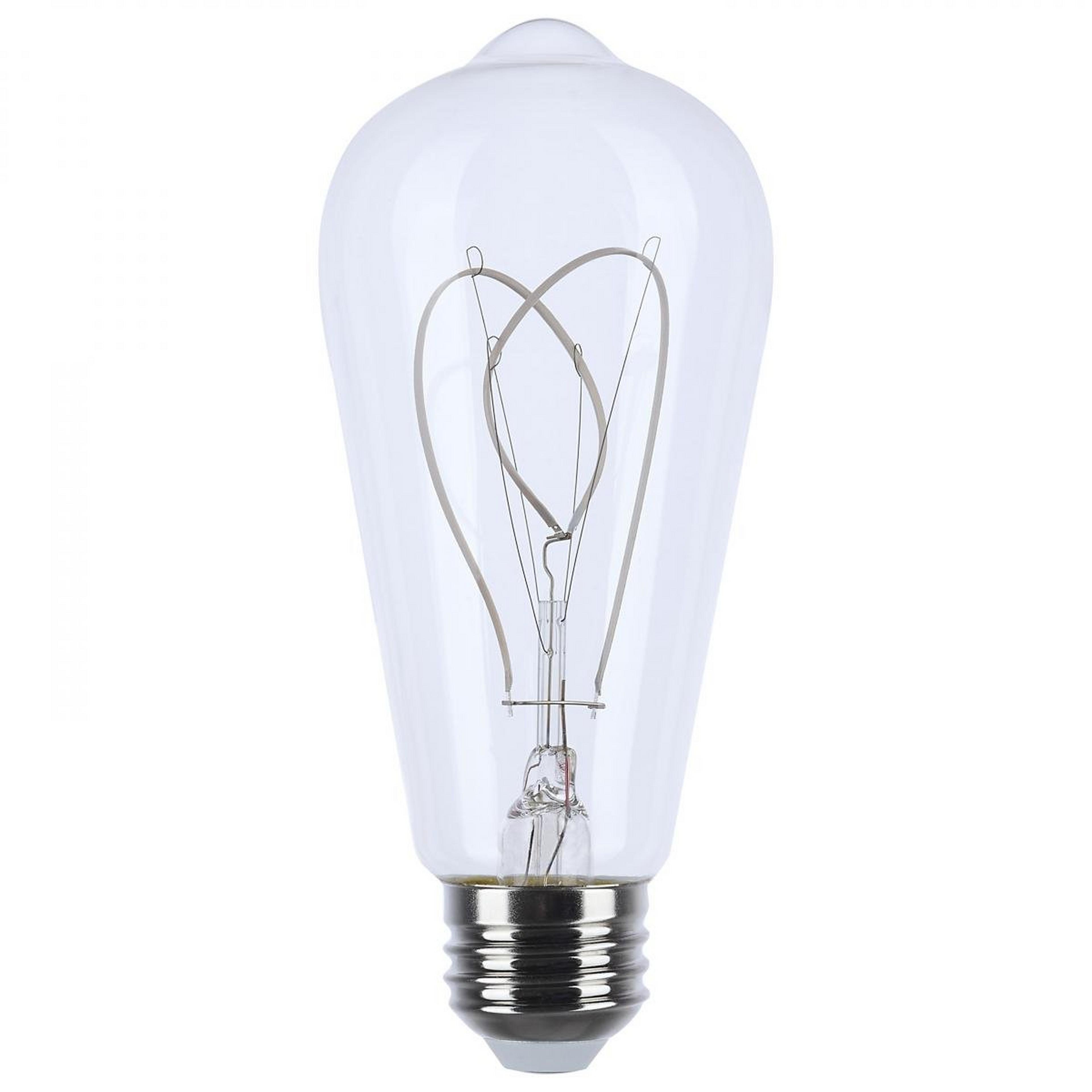 6 Watt ST19 Gray Loop Filament Medium Base Bulb