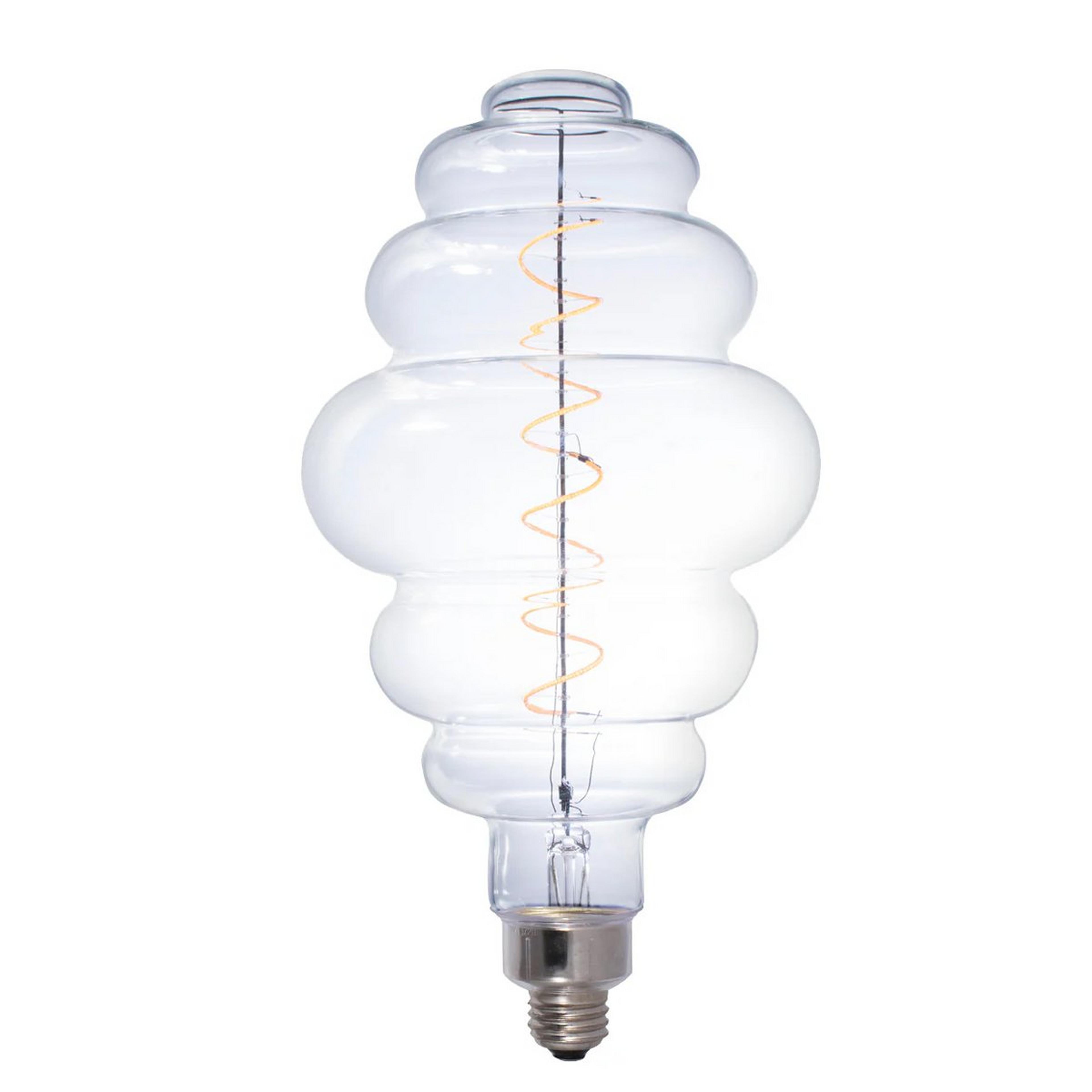 A 4W Beehive LED bulb with Clear color