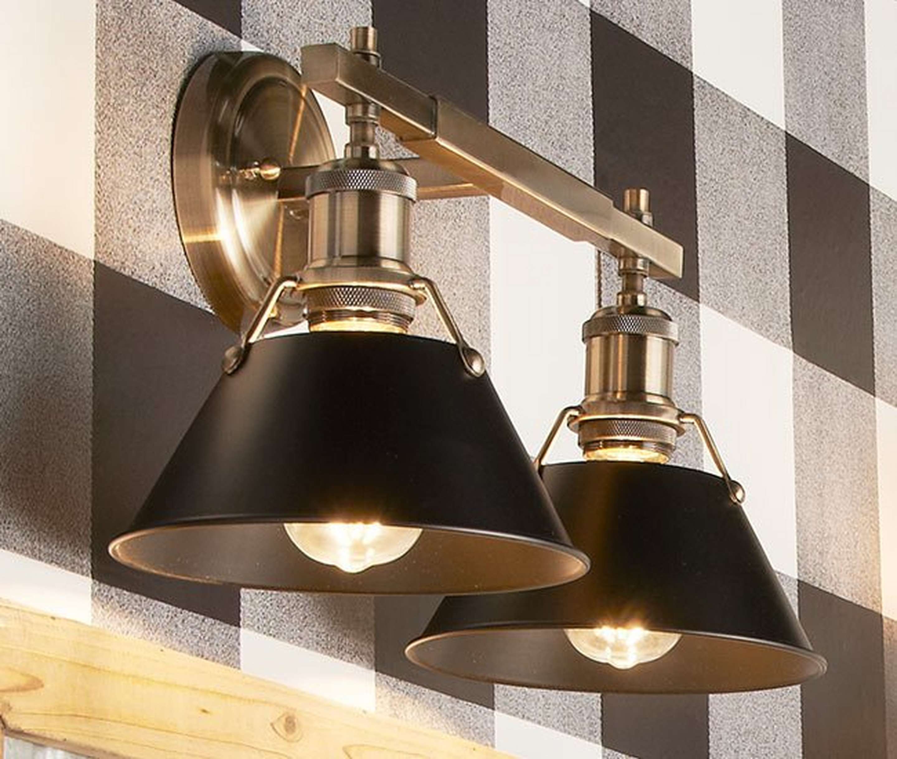 Truncated Cone Shade Vanity Light