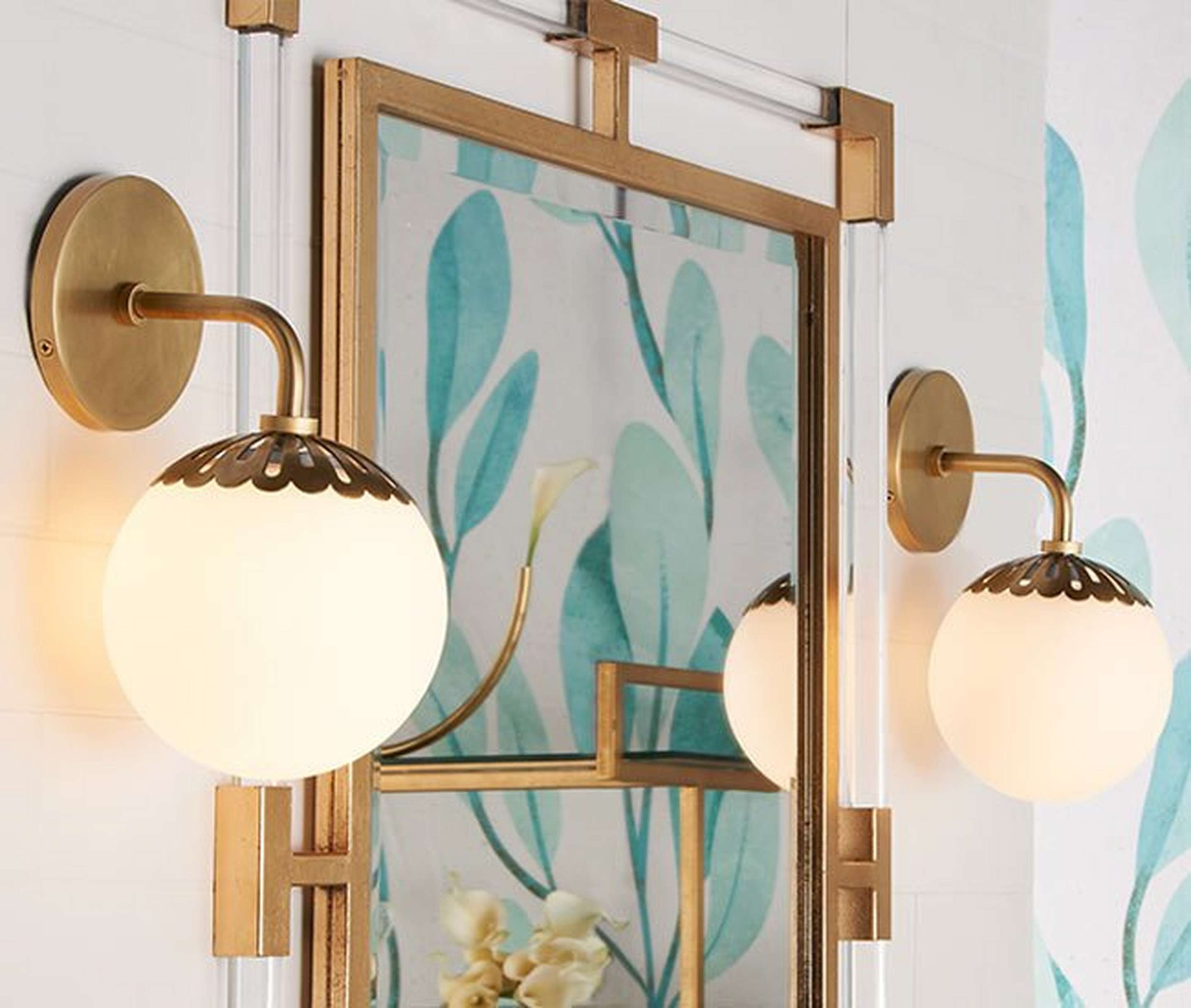Dewdrop Globe Sconce