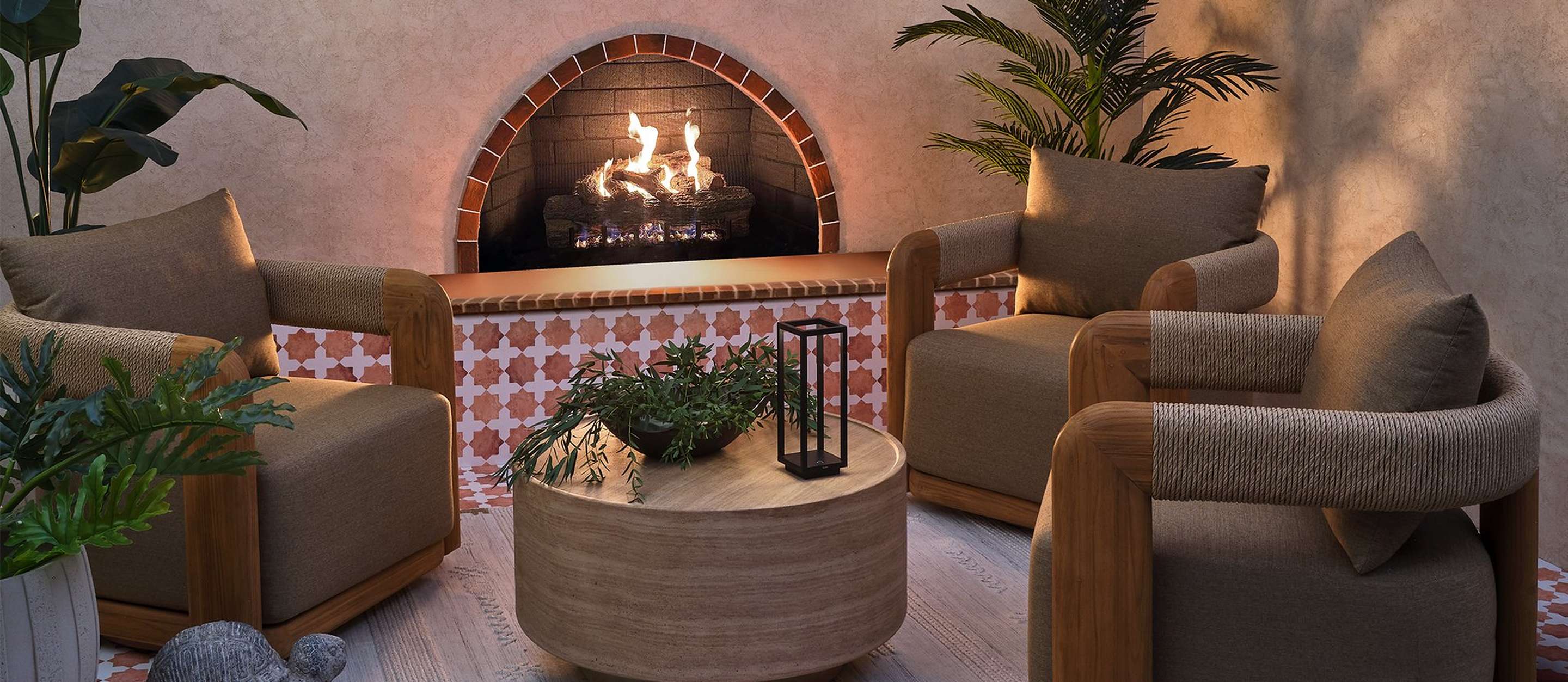 Hacienda Splendor Outdoor Area