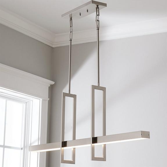 Modern Balance Beam LED Island Chandelier