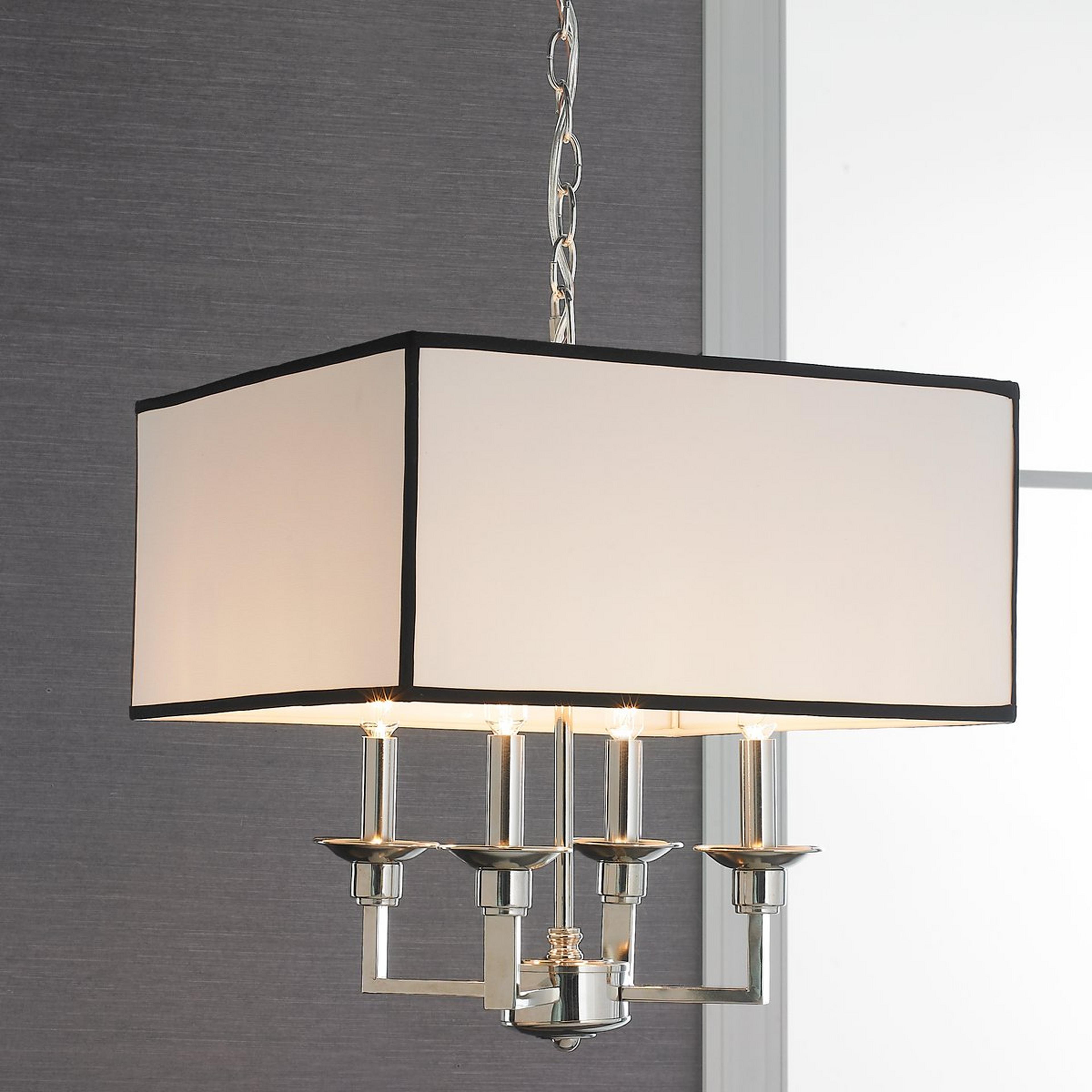 A Times Square Shade Chandelier with undefined color