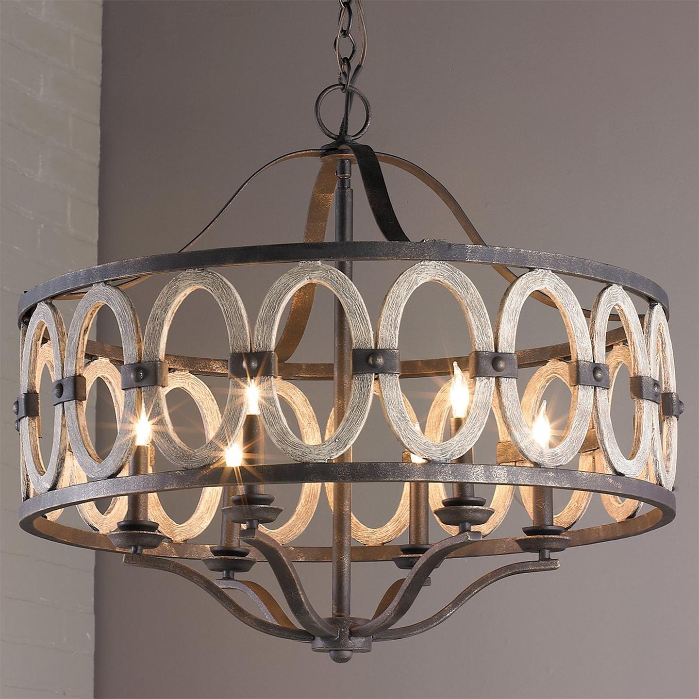 Modern Rustic Farmhouse Chandeliers | Shades of Light