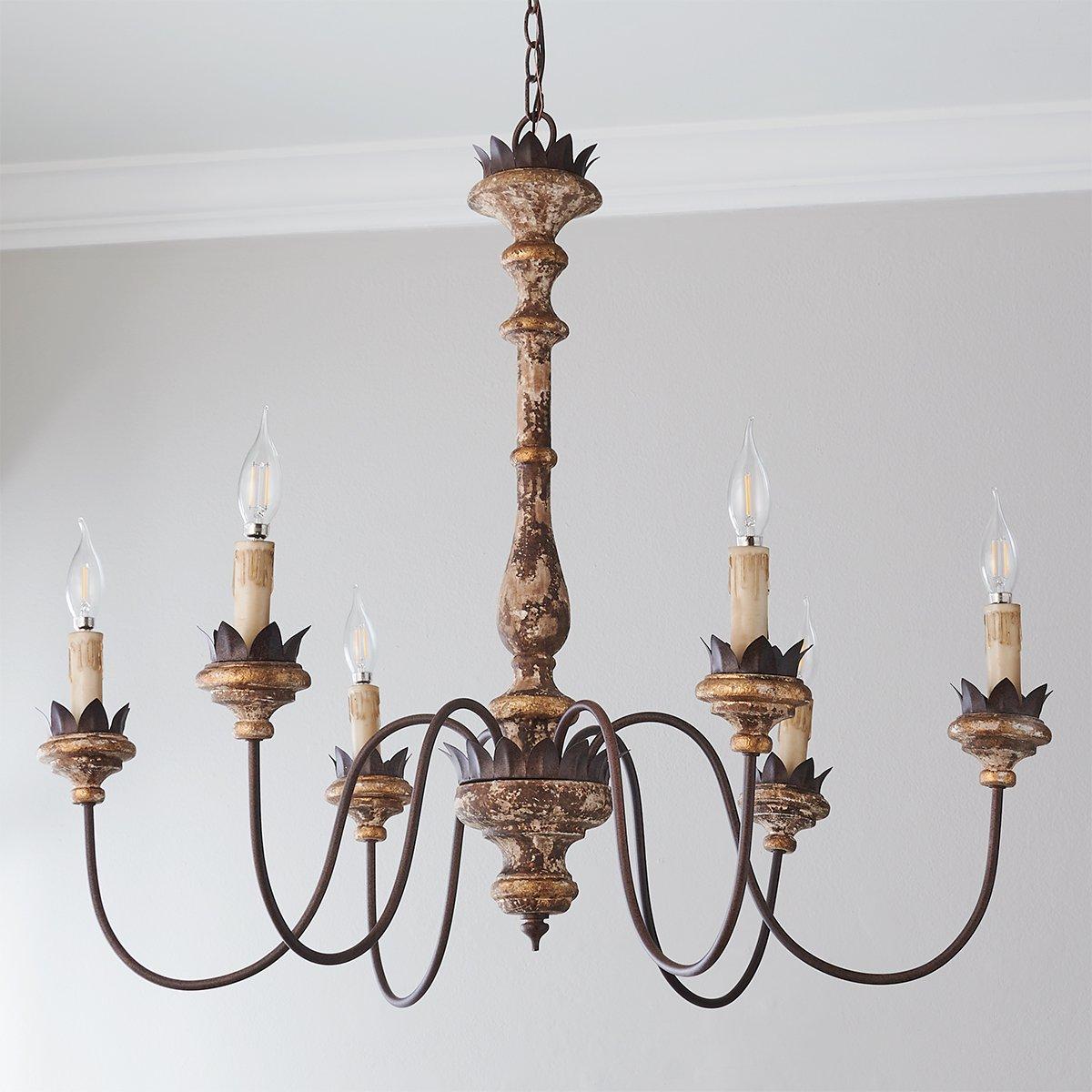 Weathered Cottage Chandelier | Shades of Light