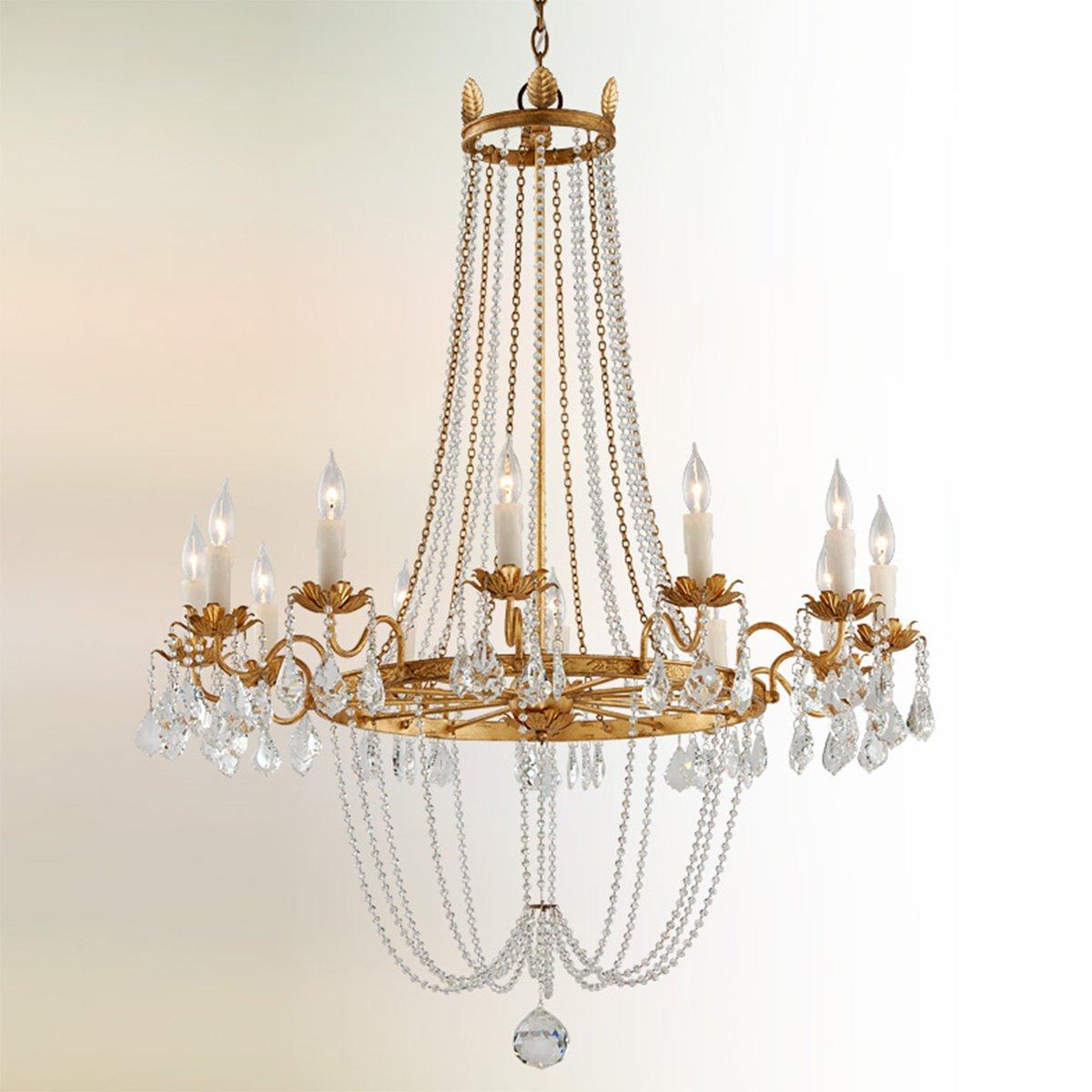 Classic Crystal Glam Chandelier - 12 Light