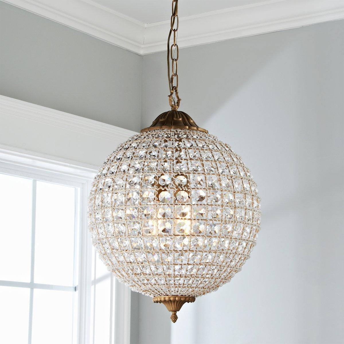 Timeless Grandeur Crystal Orb Chandelier