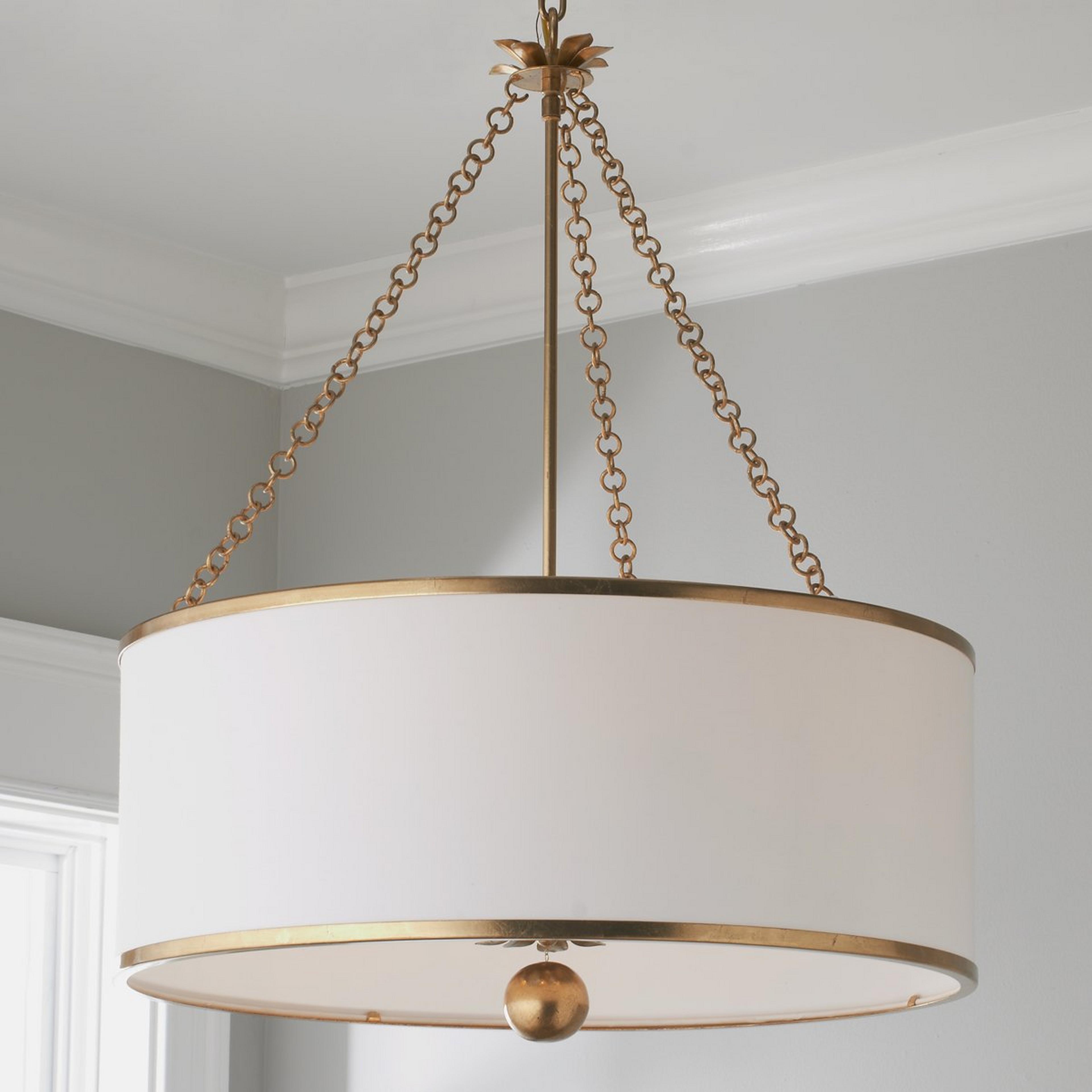Drum Shade Chandeliers