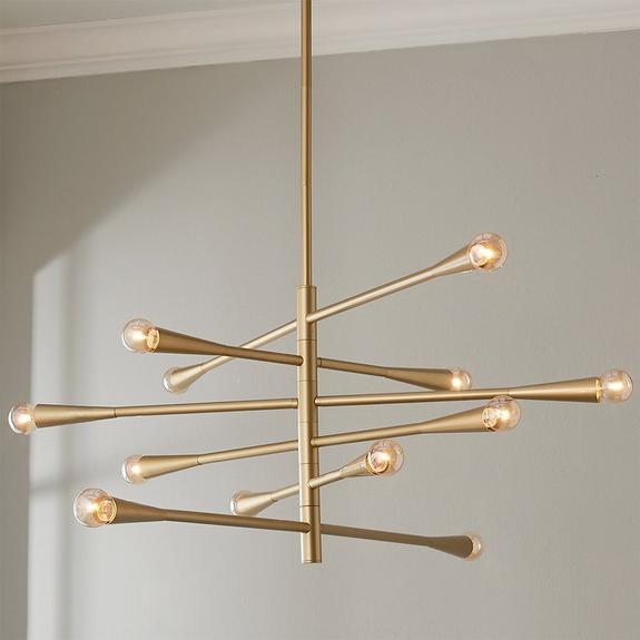 Linear Sprawl Chandelier