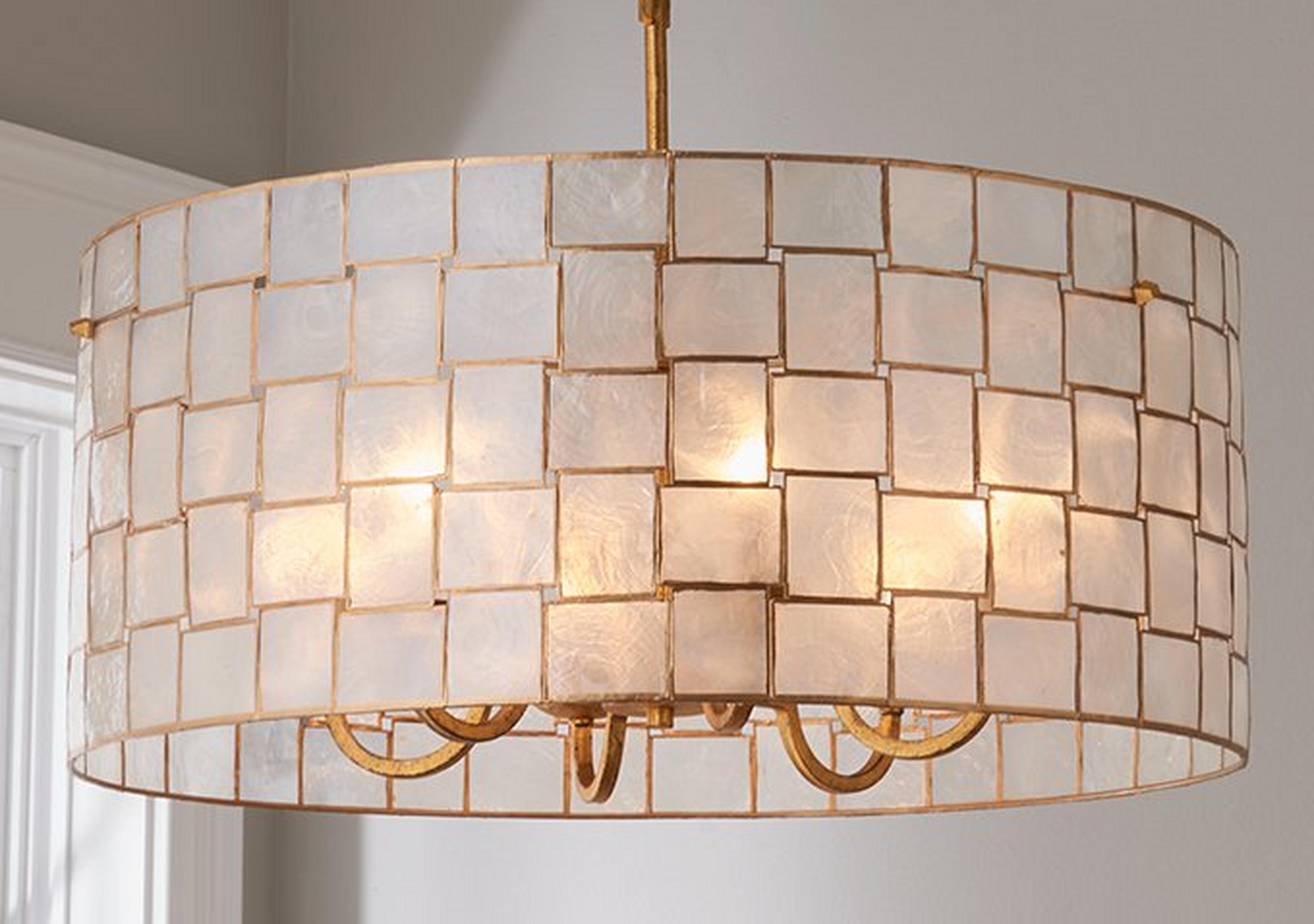 Captiva Shaken Shell Chandelier