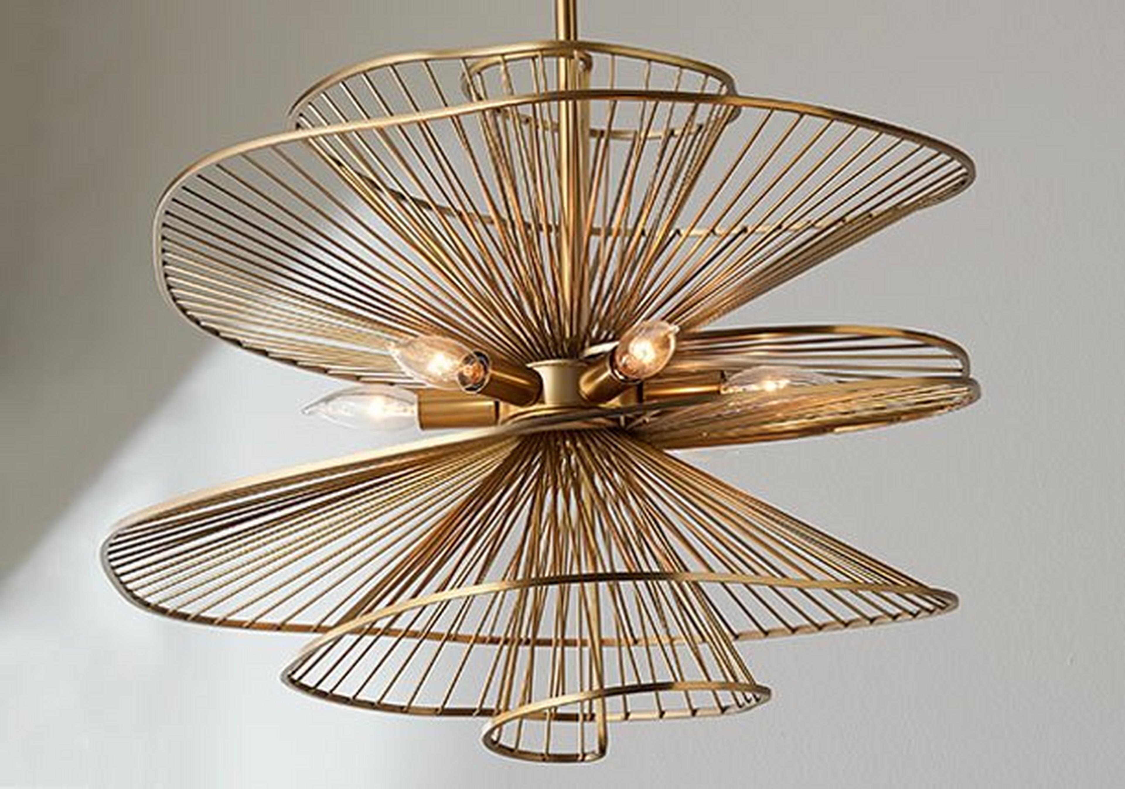 Ribbon Swirl Chandelier