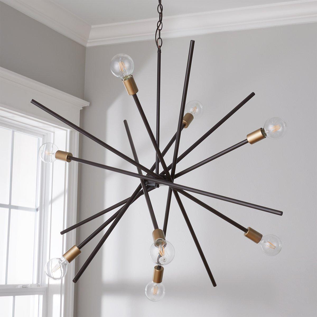 Scatter Burst Chandelier - 8 Light | Shades of Light