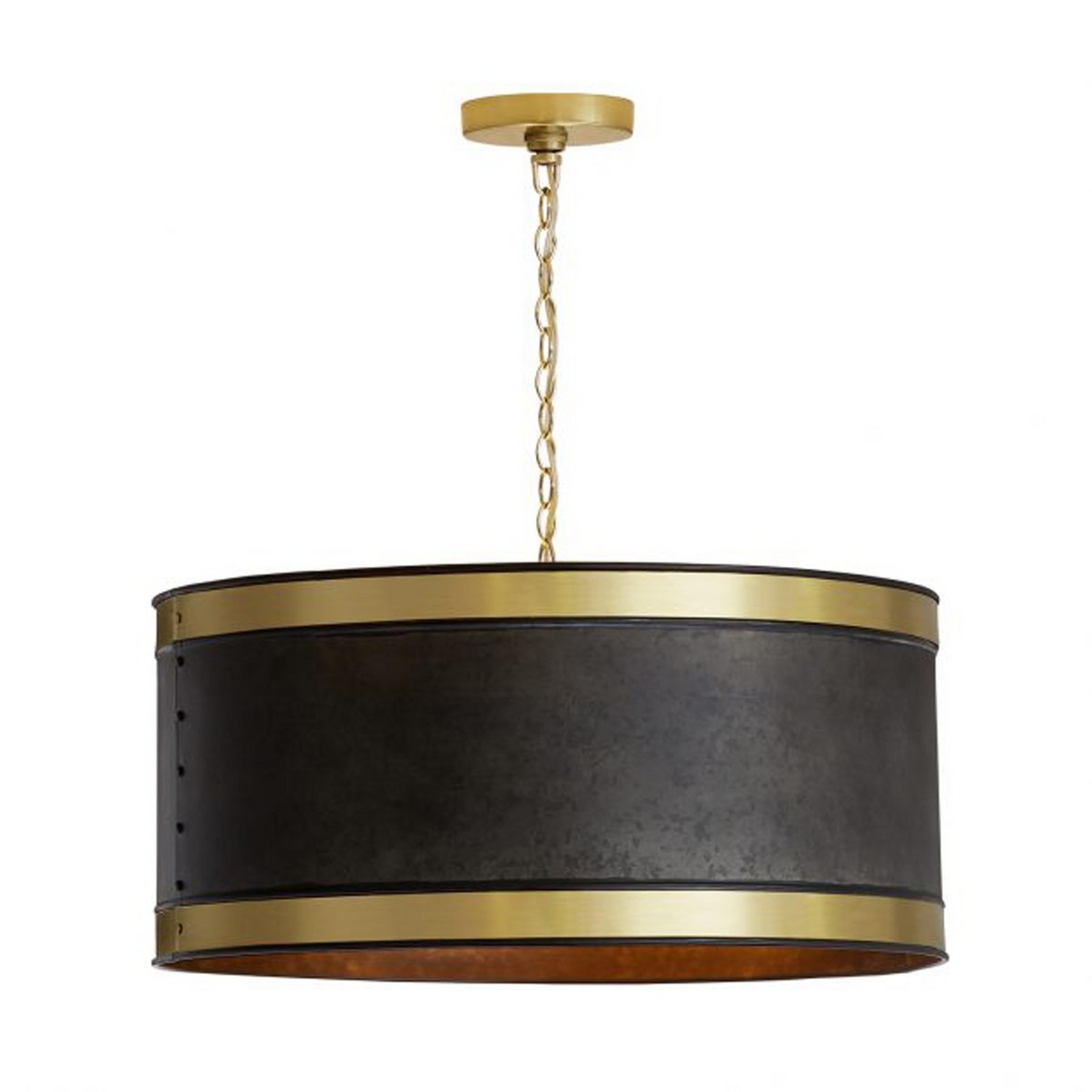A Premier Pick Chandelier with Galvanized Black / Brass color