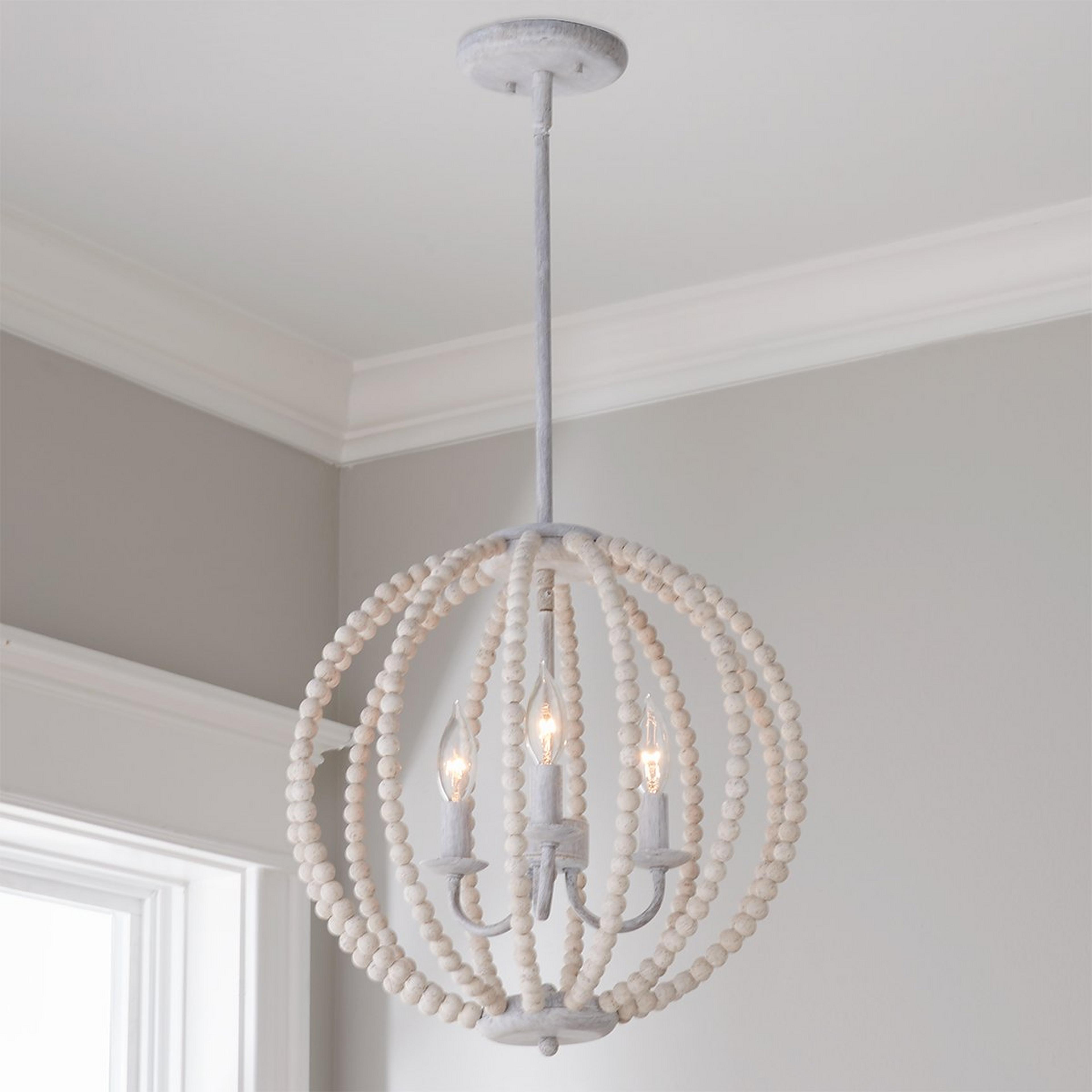 A Newport Beads Chandelier - Small with White color