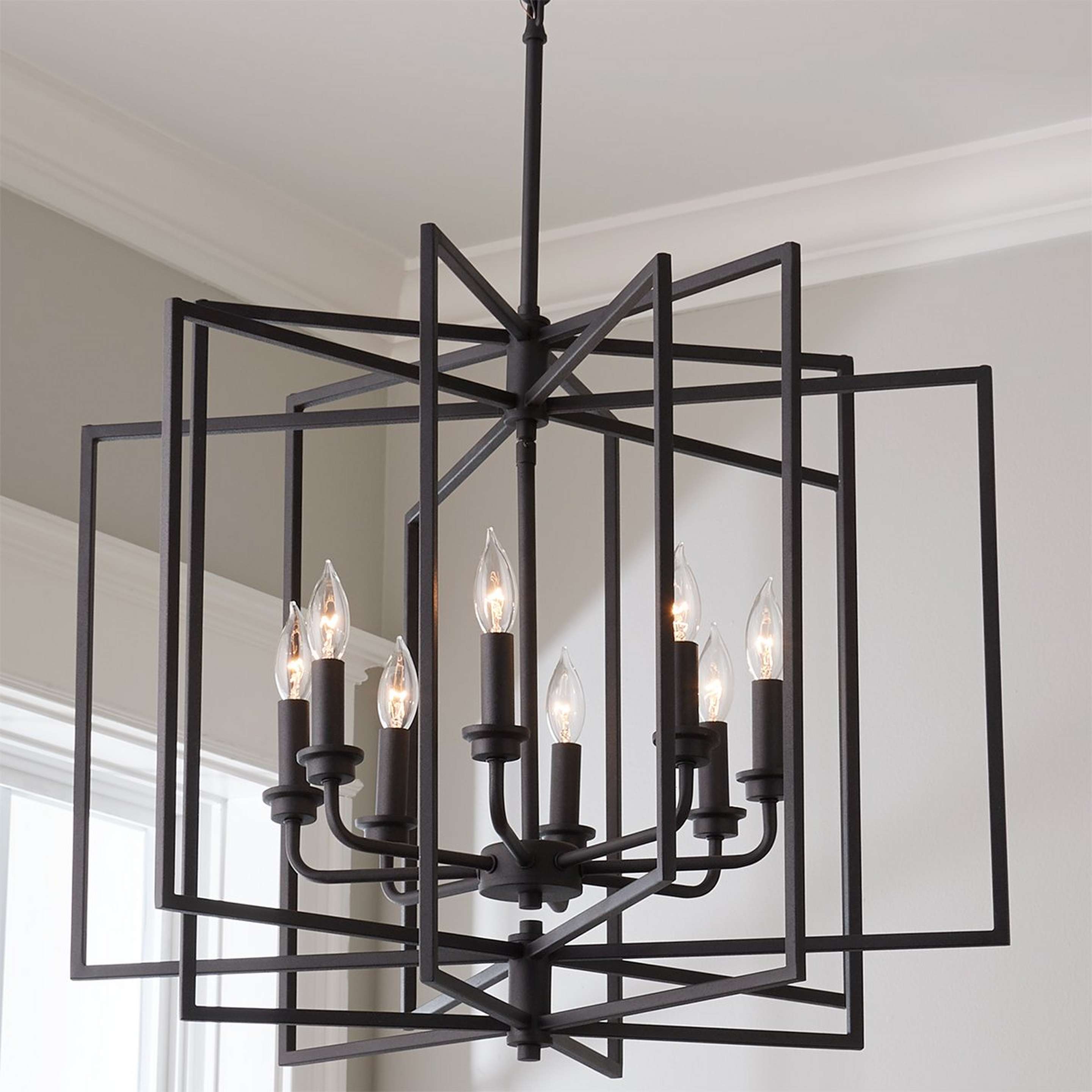 A Abner Chandelier - Large with Black color