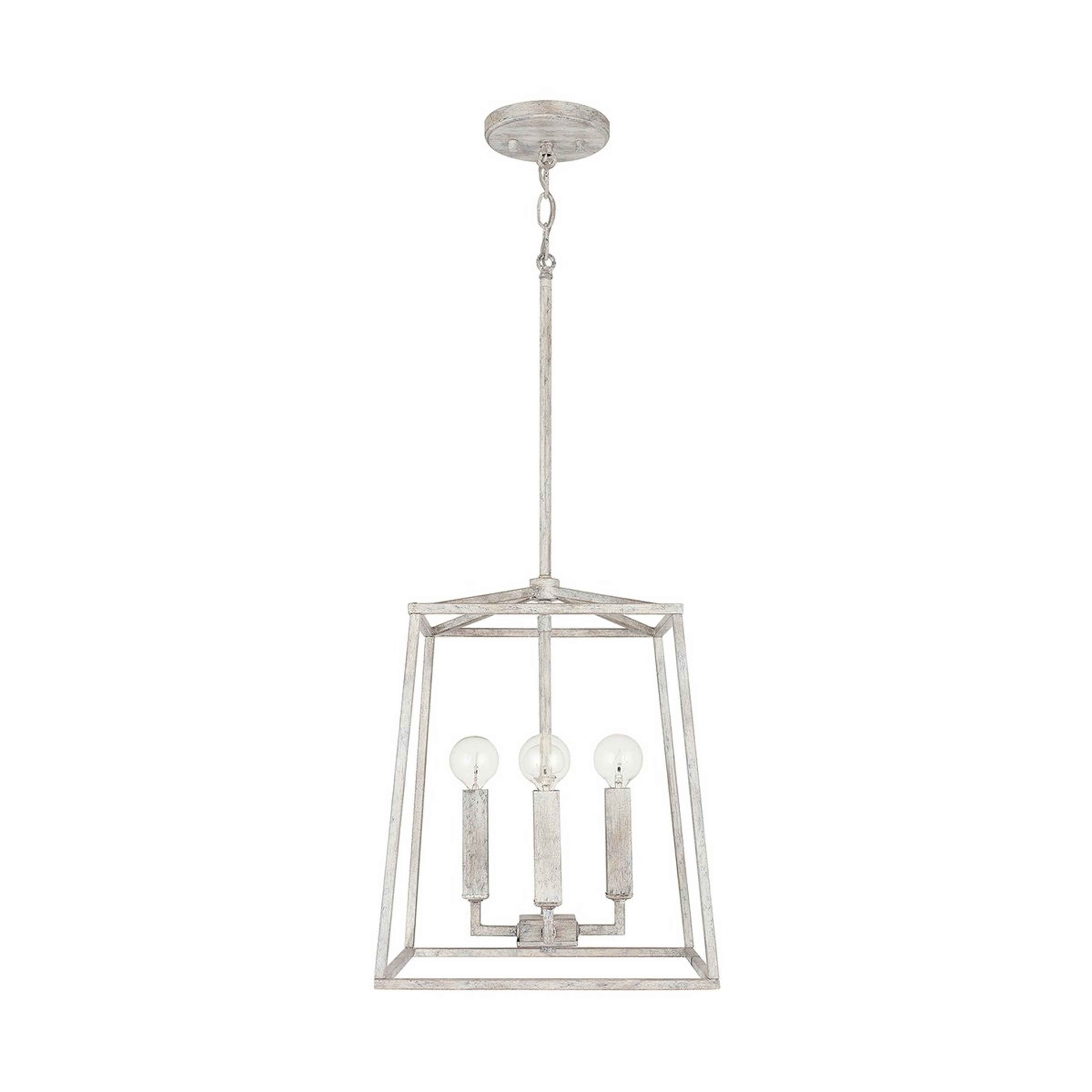 A Harrington Lantern - Small with White Wash color