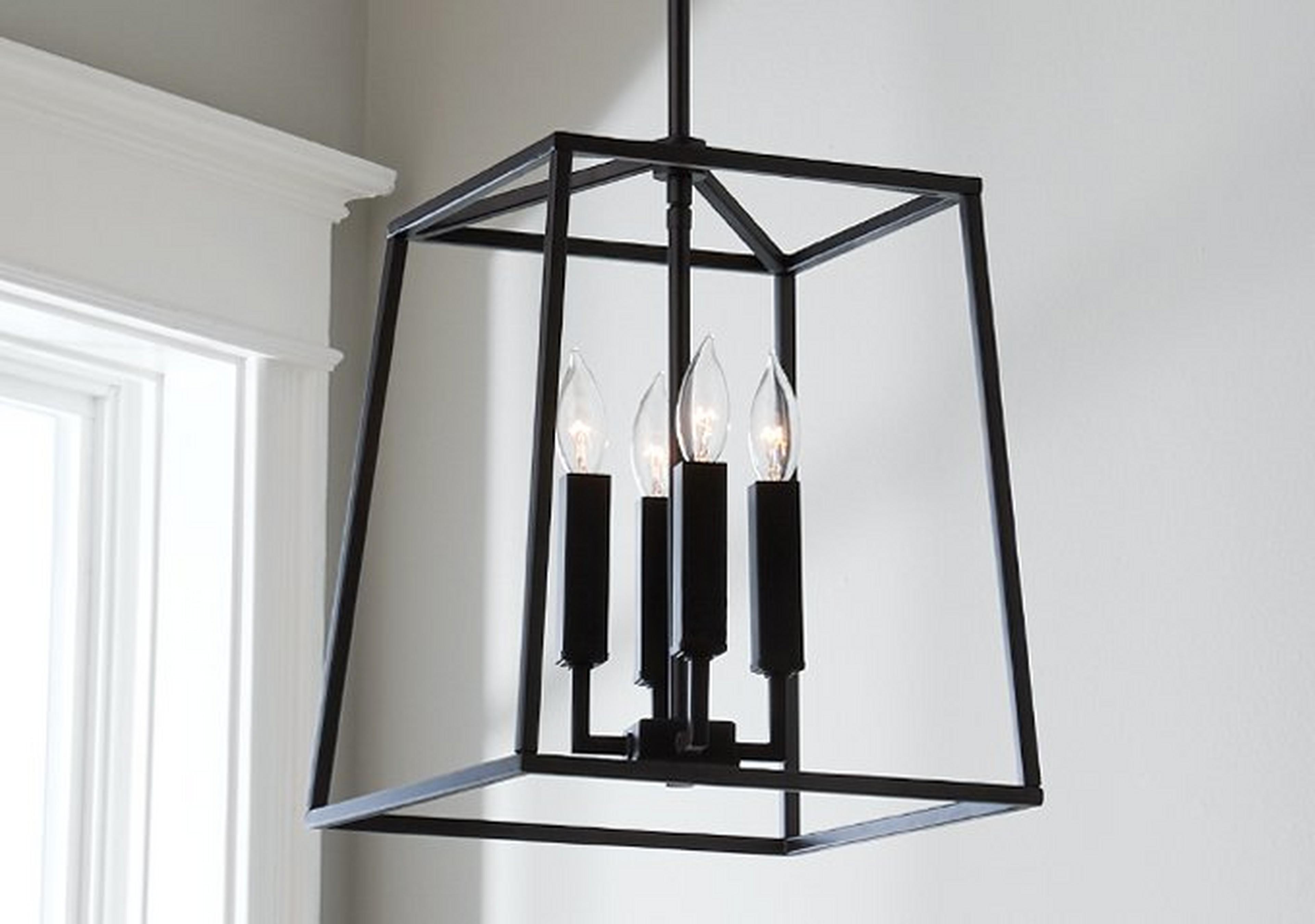 Small Matte Black Harrington Lantern