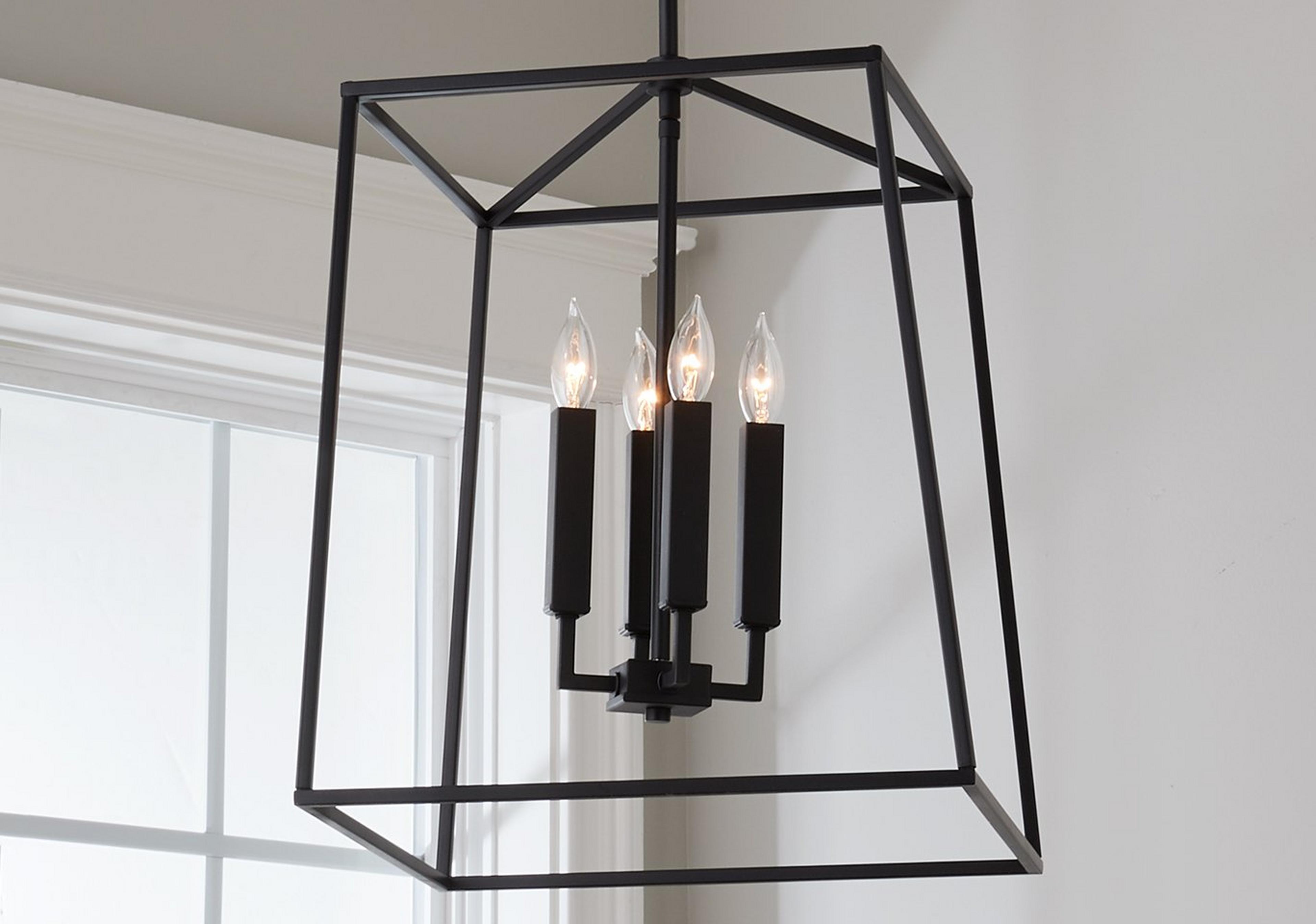 Matte Black Harrington Lantern