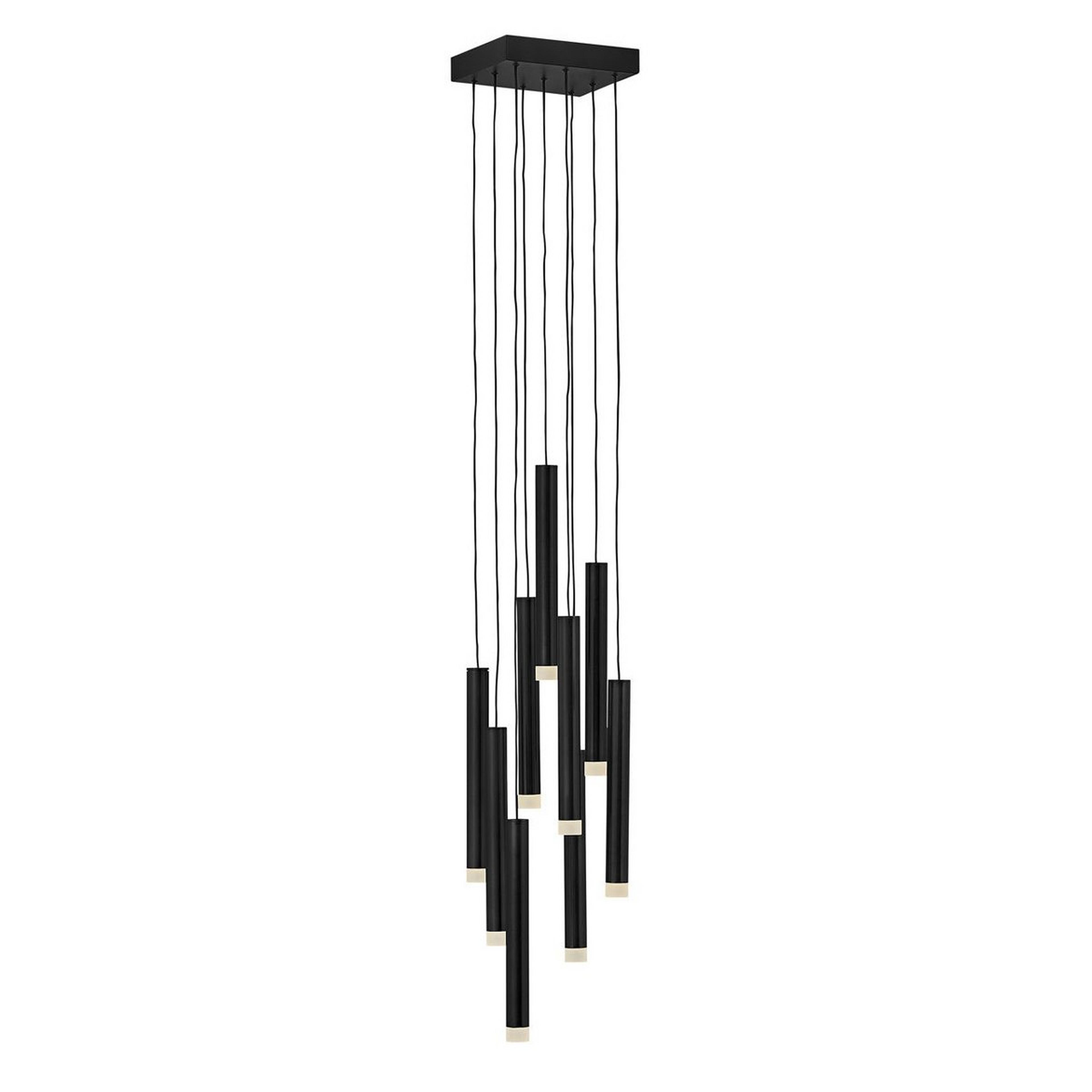 A Wind Chime Chandelier with Black color