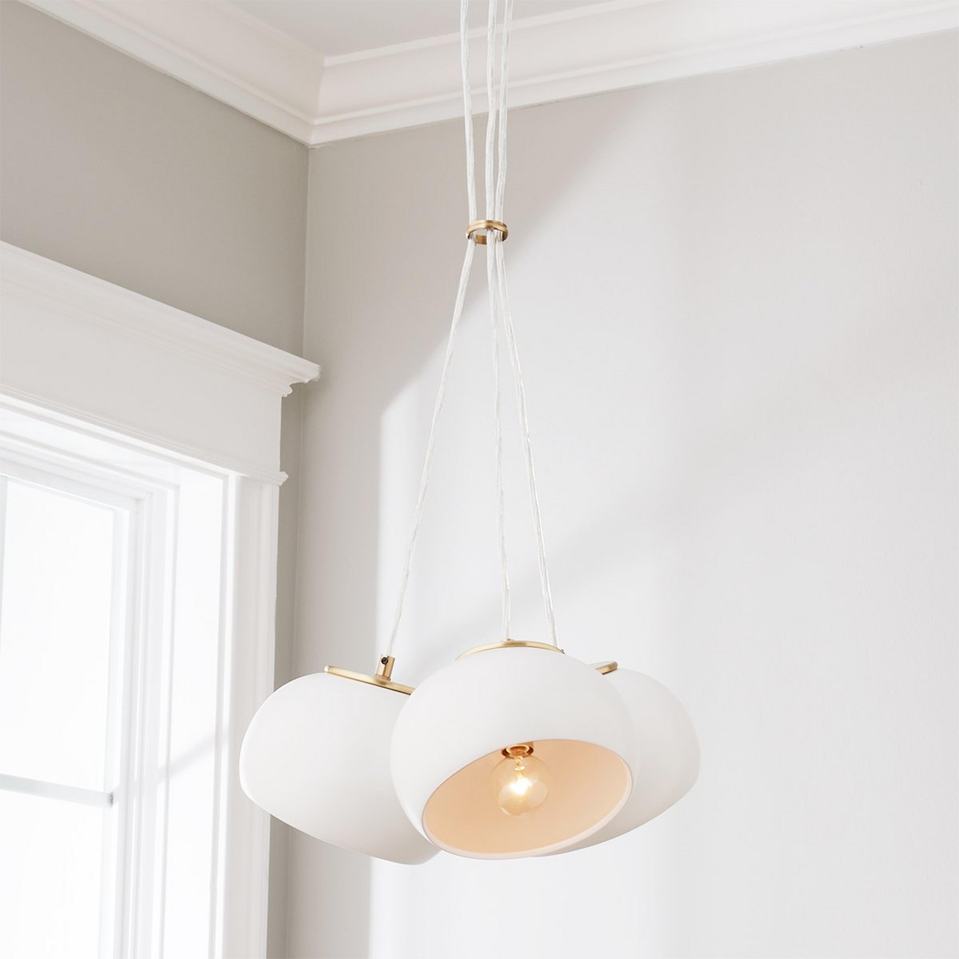 Soft Ceramic Cluster Chandelier