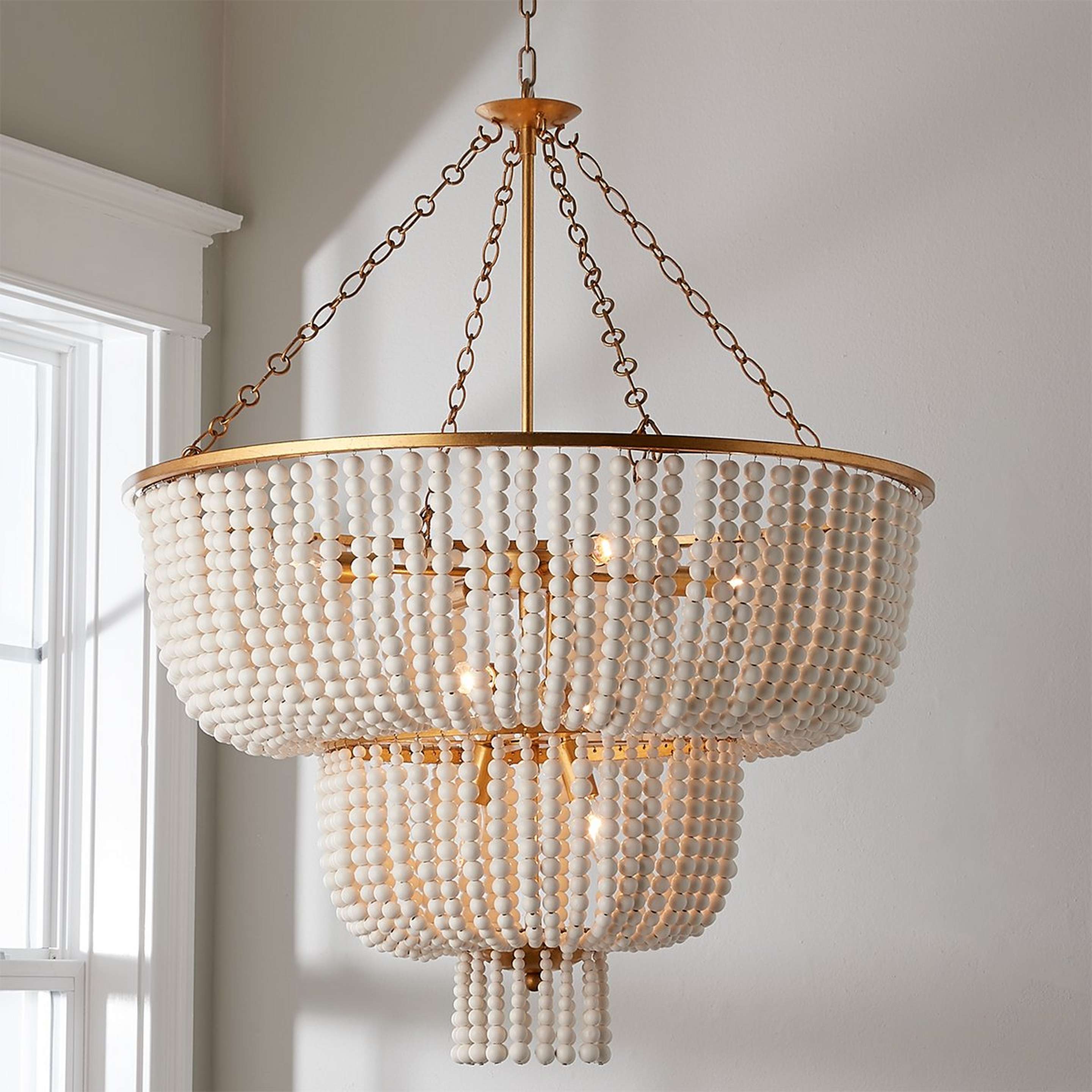 Beaded Kona Tiered Chandelier