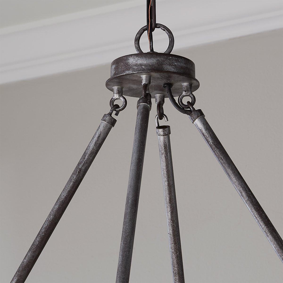 Industrial Farmhouse Ring Chandelier - 8 Light | Shades of Light