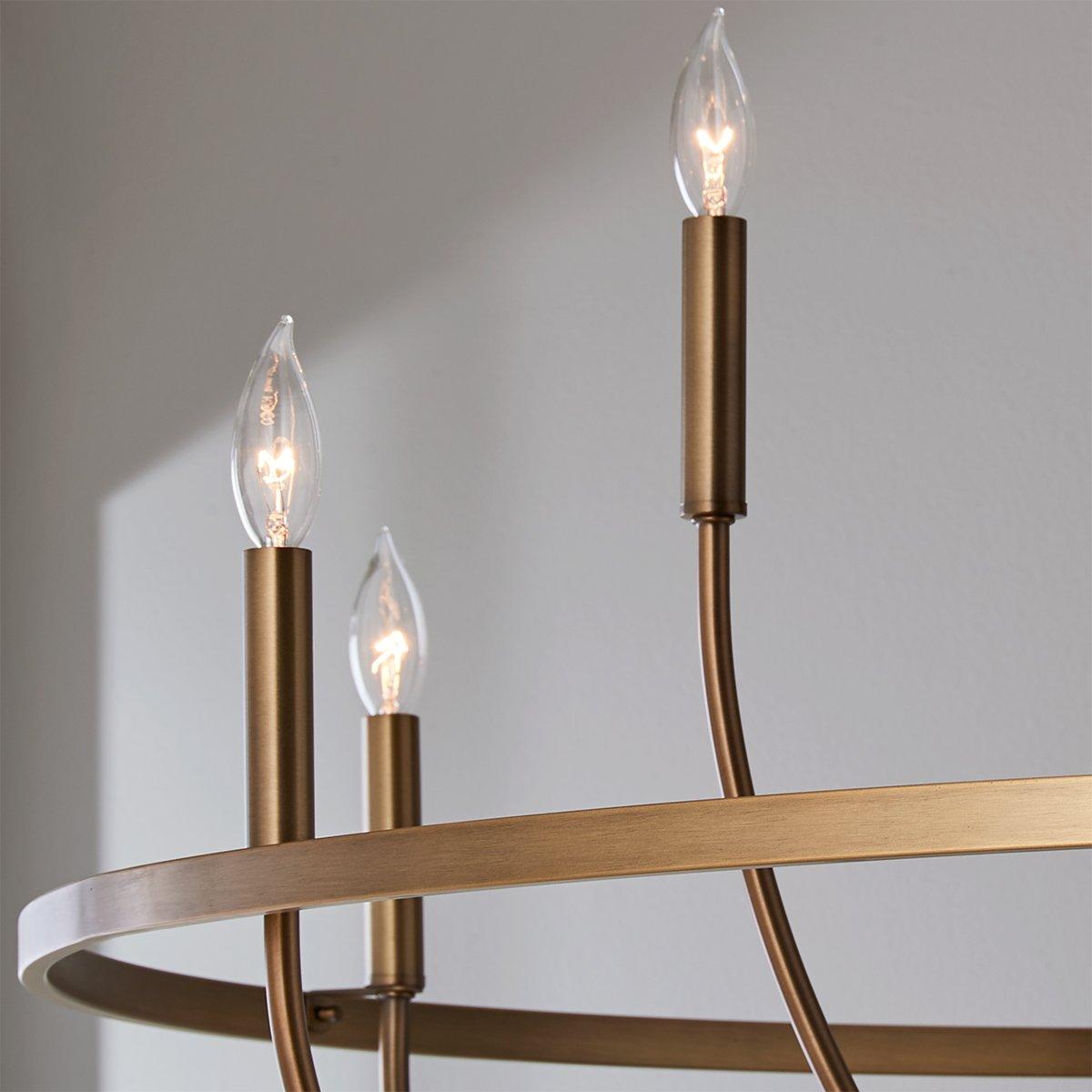 Graceful Curve Chandelier - Large | Shades of Light