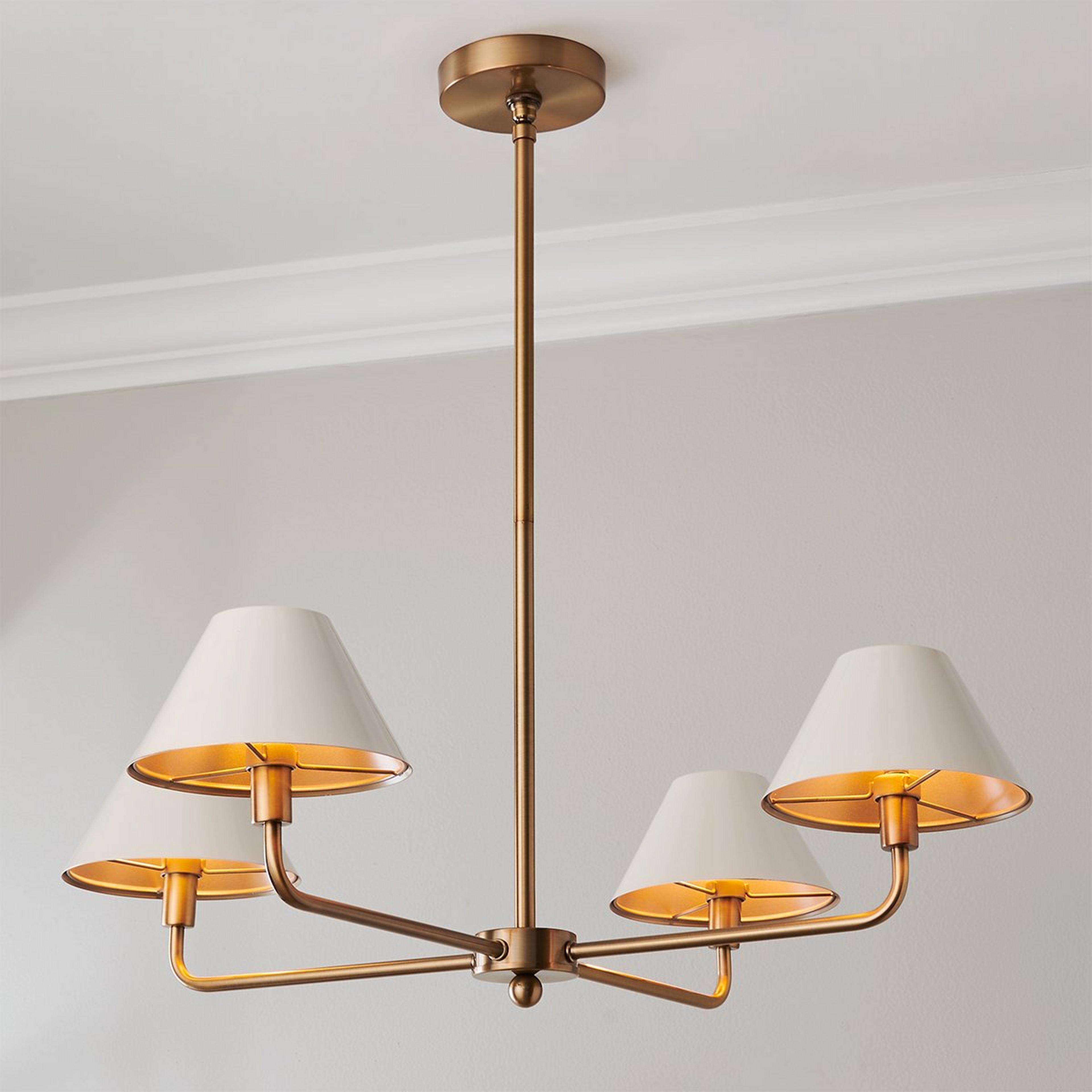 Chris Loves Julia Edie Chandelier - 4 Light