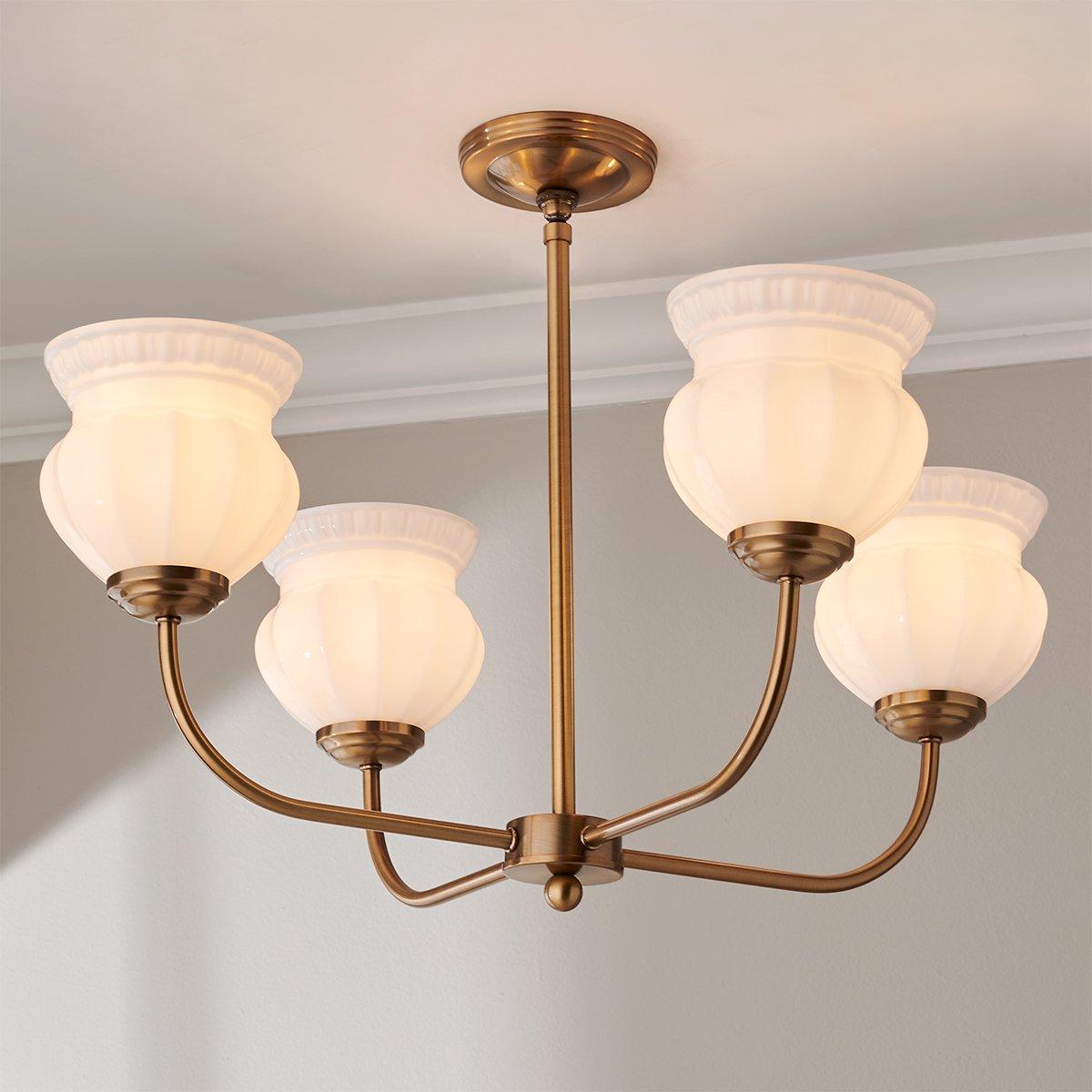 Chris Loves Julia Marlo Chandelier - 4 Light | Shades of Light
