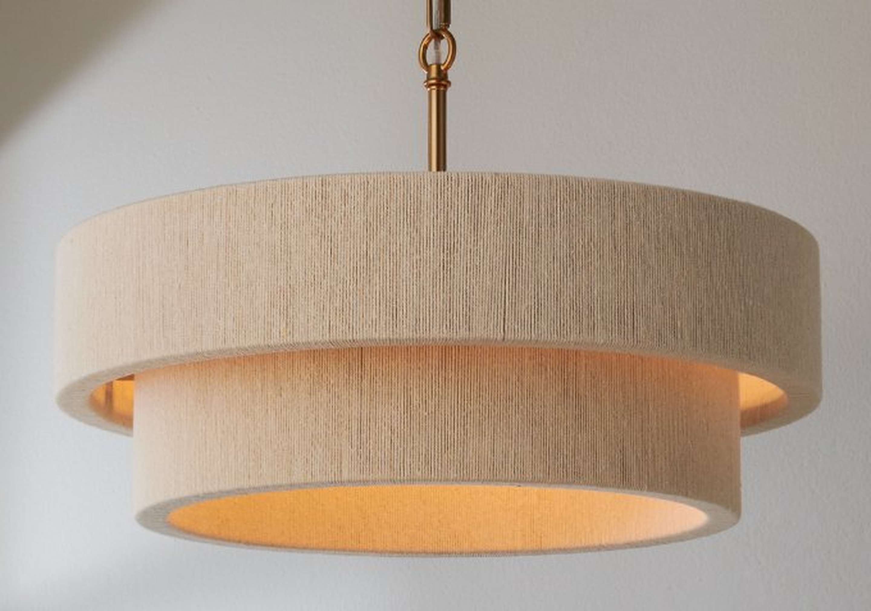 Kalini Double Drum Convertible Chandelier