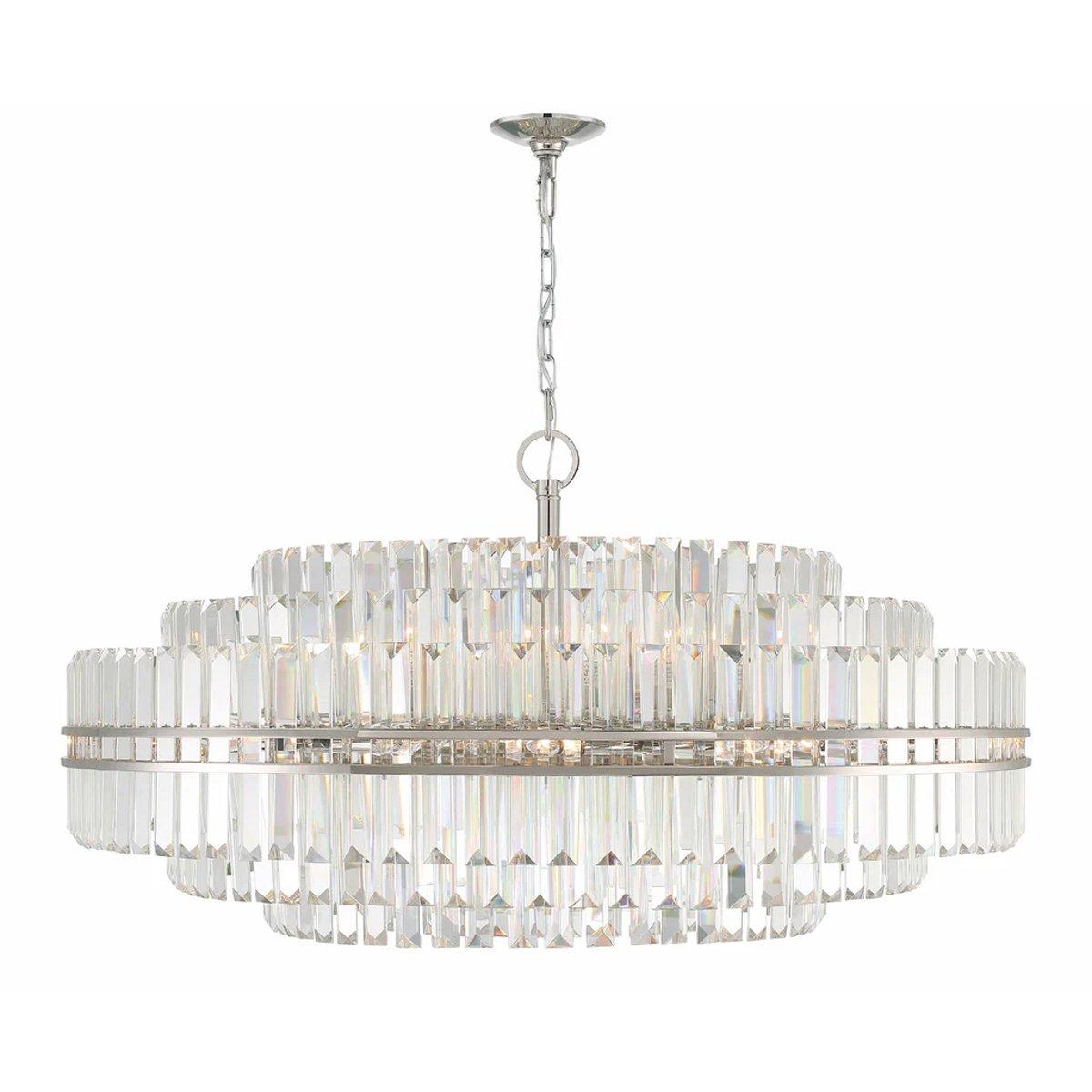 Faceted Regina Chandelier - 32 Light