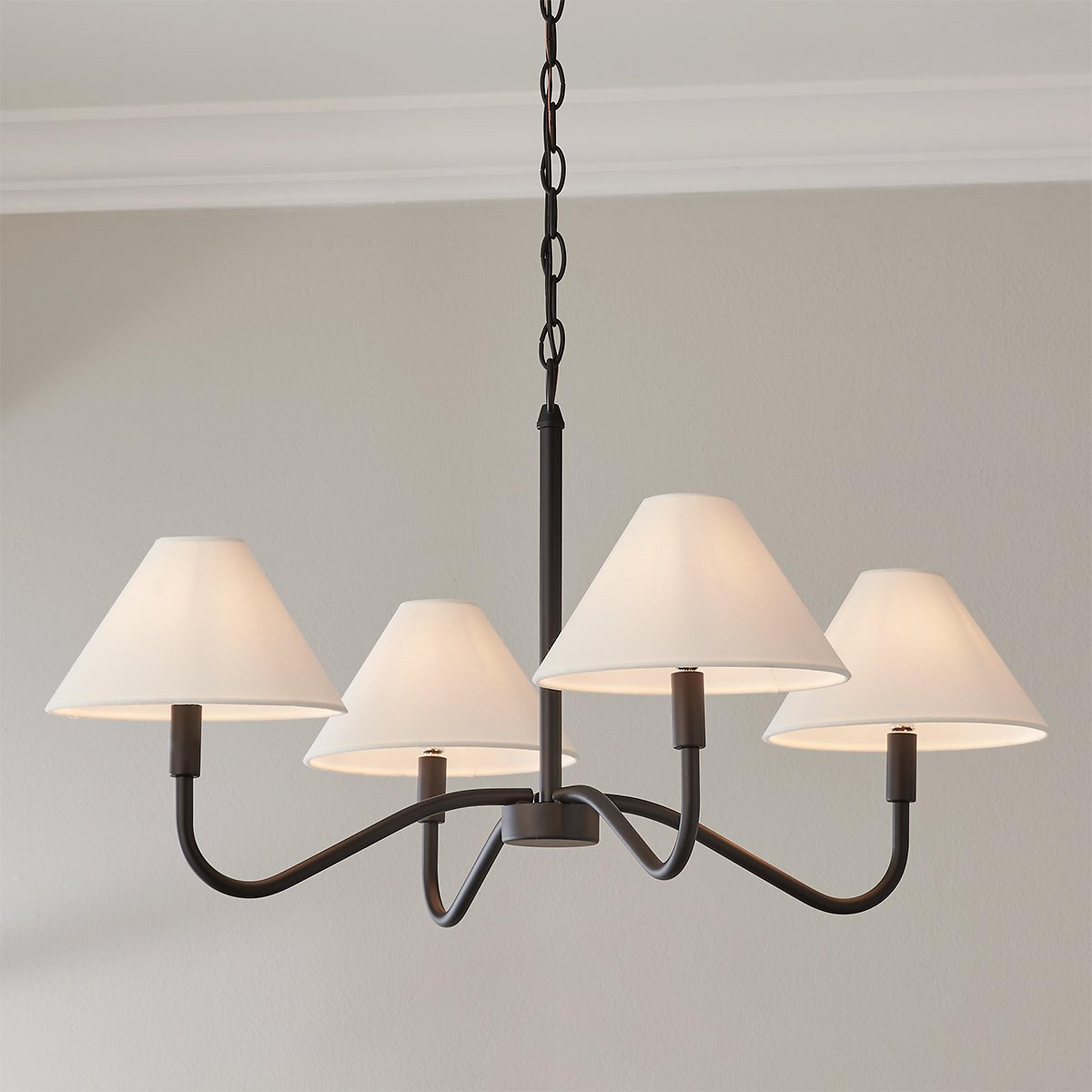 A Eldon Chandelier - Small with Black color