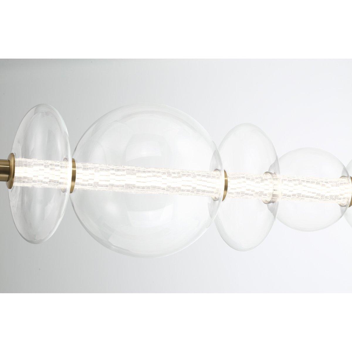 Spectrogram LED Island Chandelier - Clear | Shades of Light