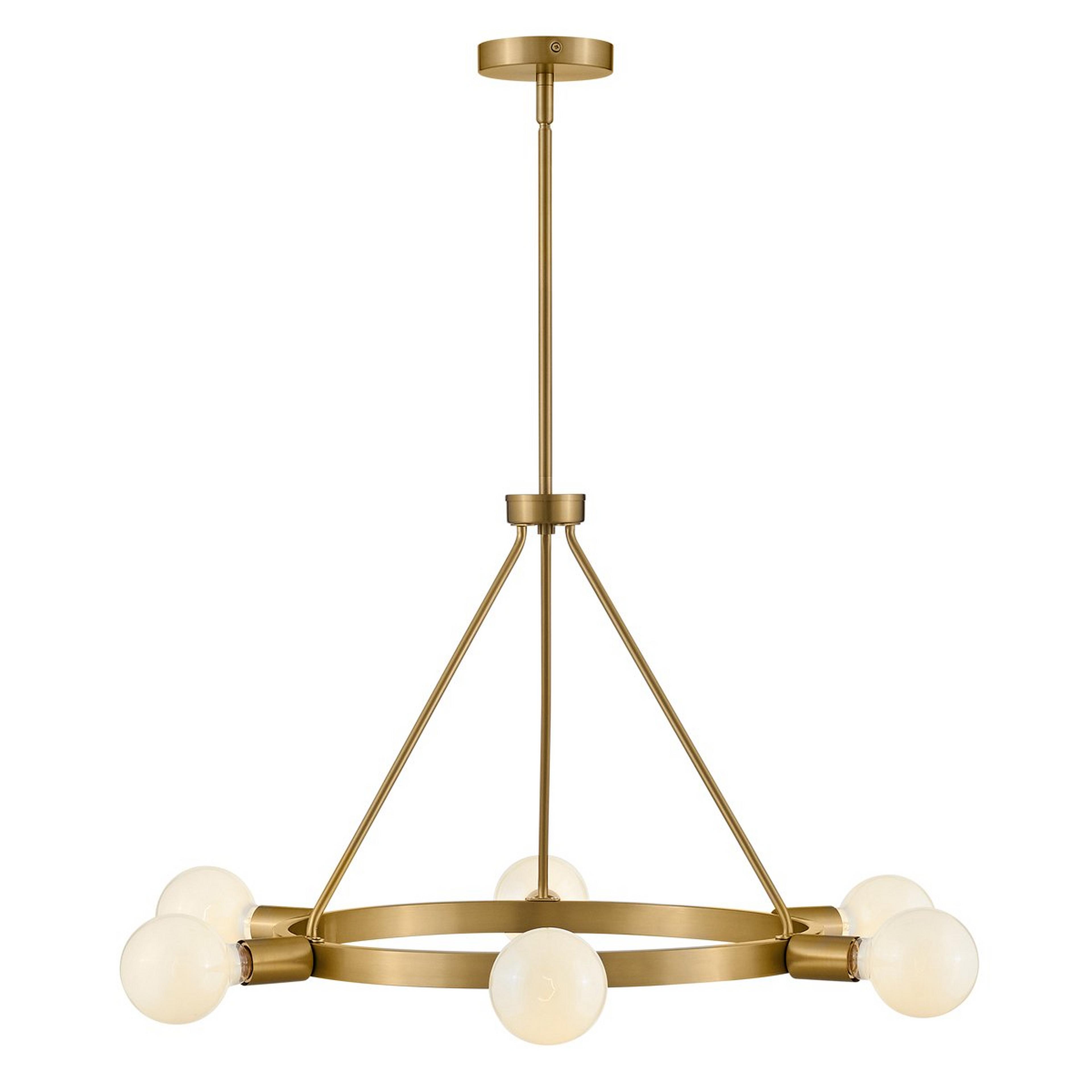 A Anneaux Chandelier - Small with Brass color