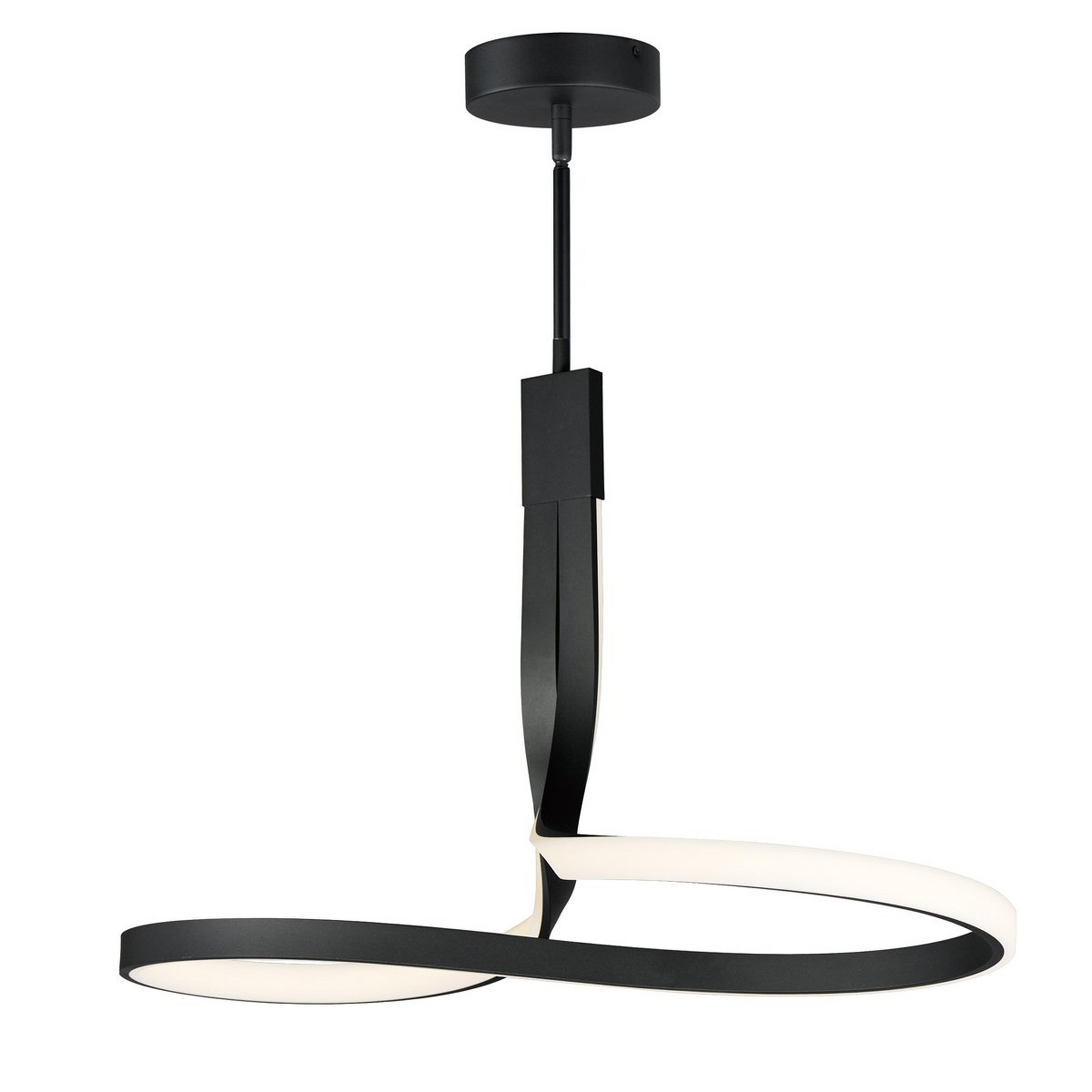 A Wilda LED Island Chandelier with Black color