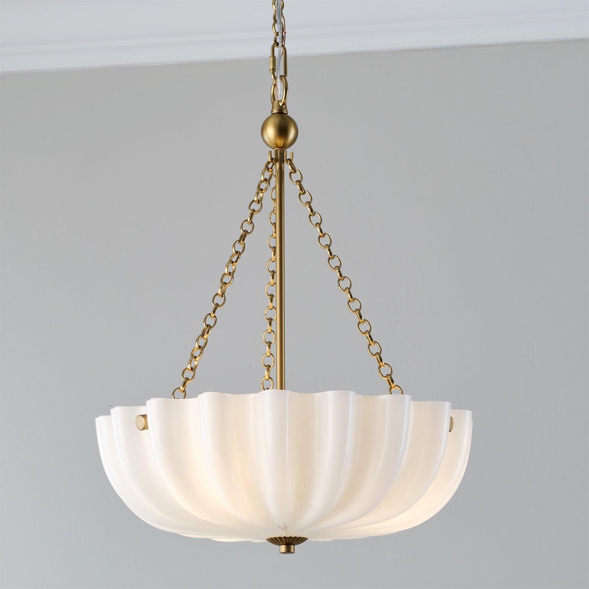 Glam Grandmillennial - Light of Shades Chandelier　シェードシャンデリア　ソルシエール　シーリング Shade 2023 Chandelier Layered Nash - シーリングライト・天井照明