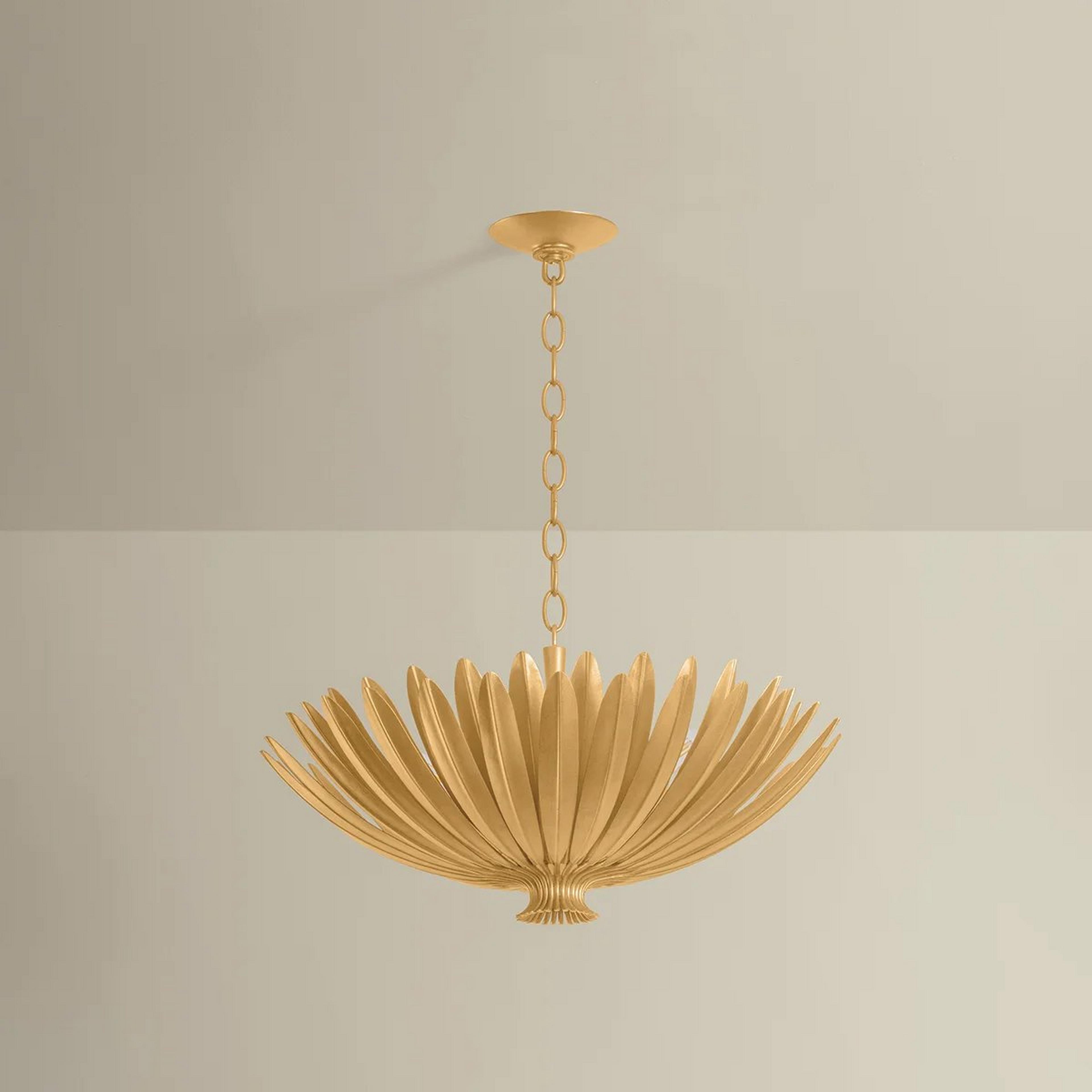 A Phoebus Chandelier with Brass color