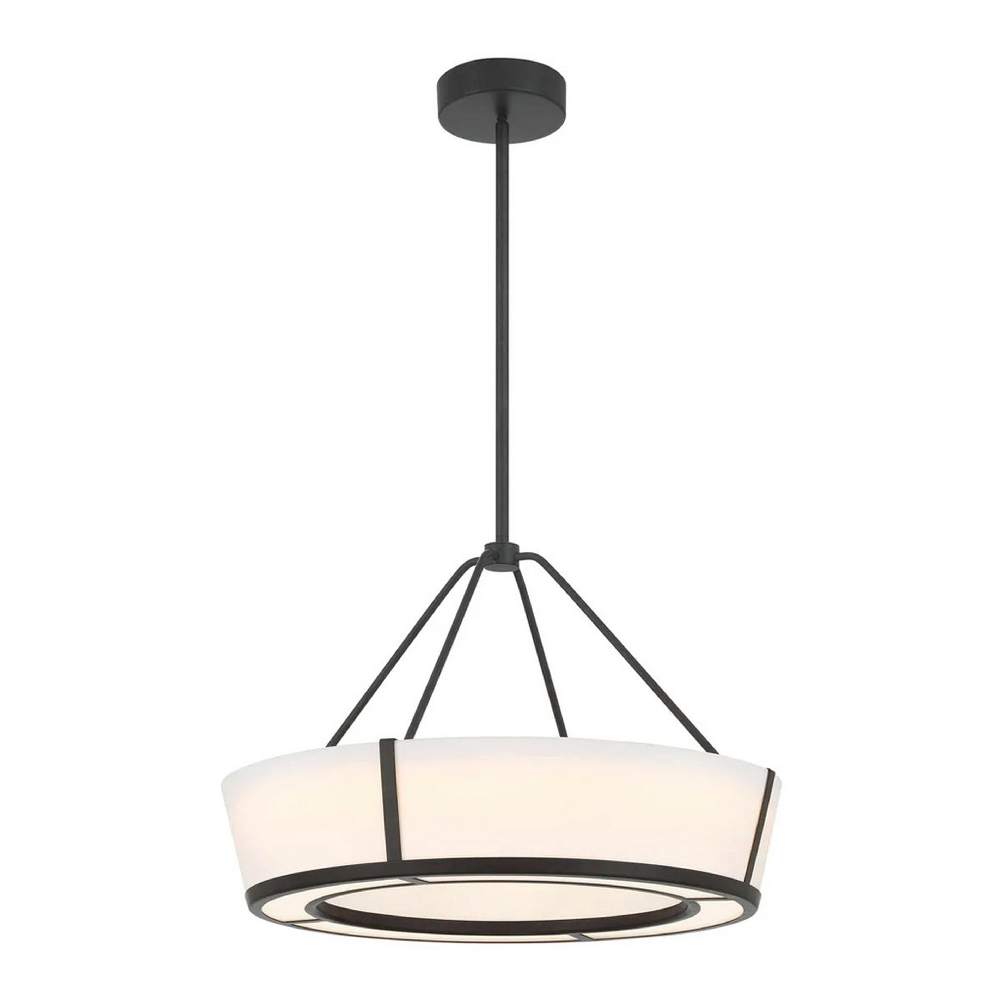 A Suzie LED Chandelier with Bronze / White color