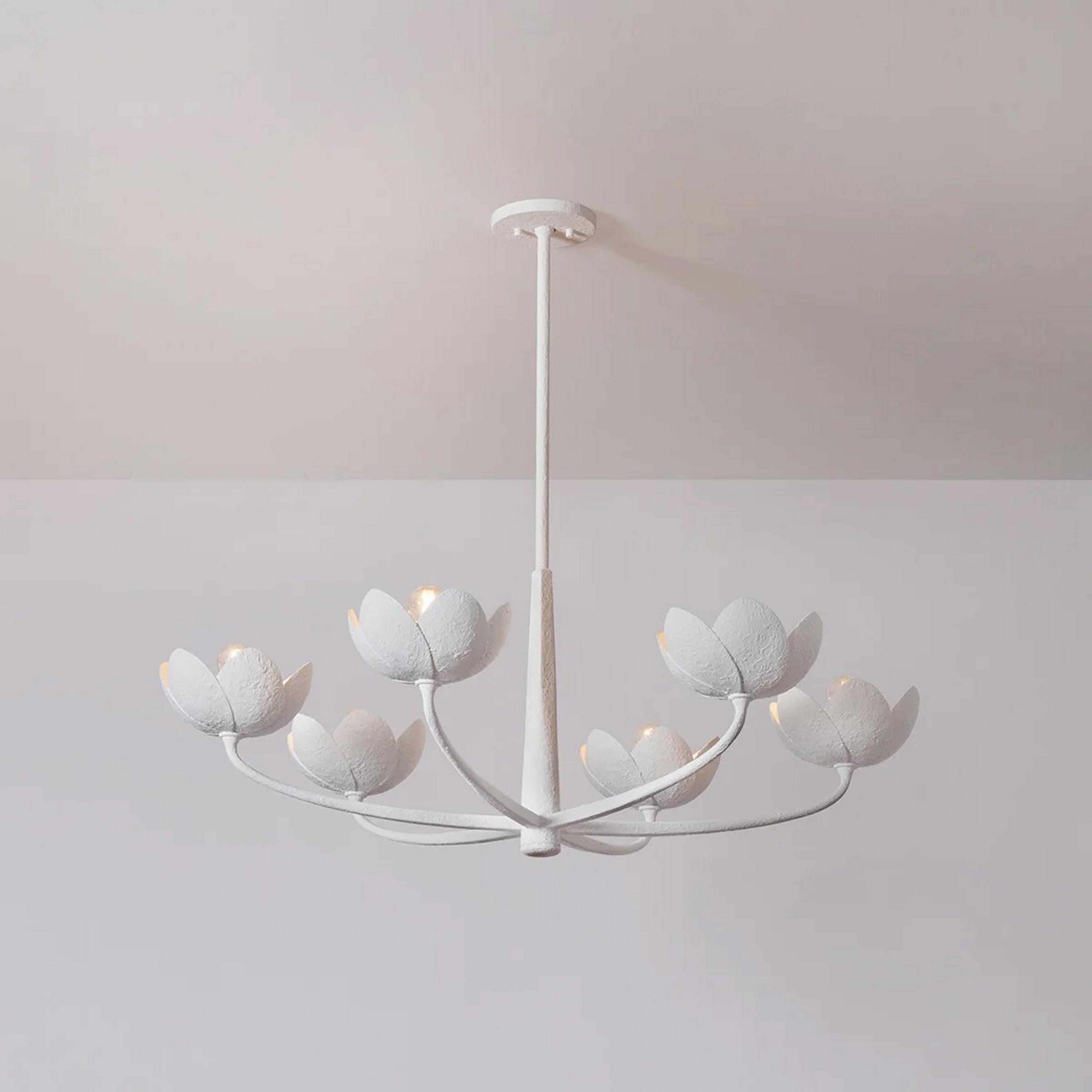 A Gabriella Chandelier with White color