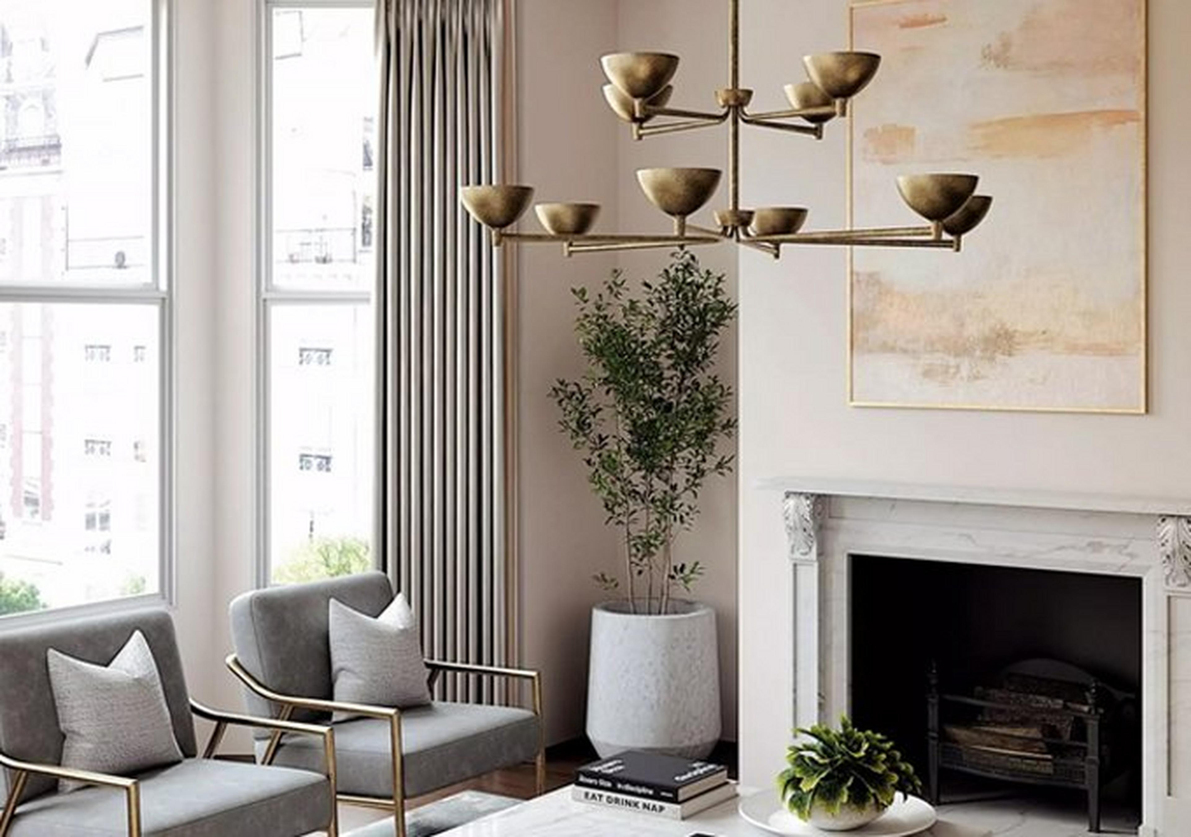 Dipti LED Two-Tier Chandelier