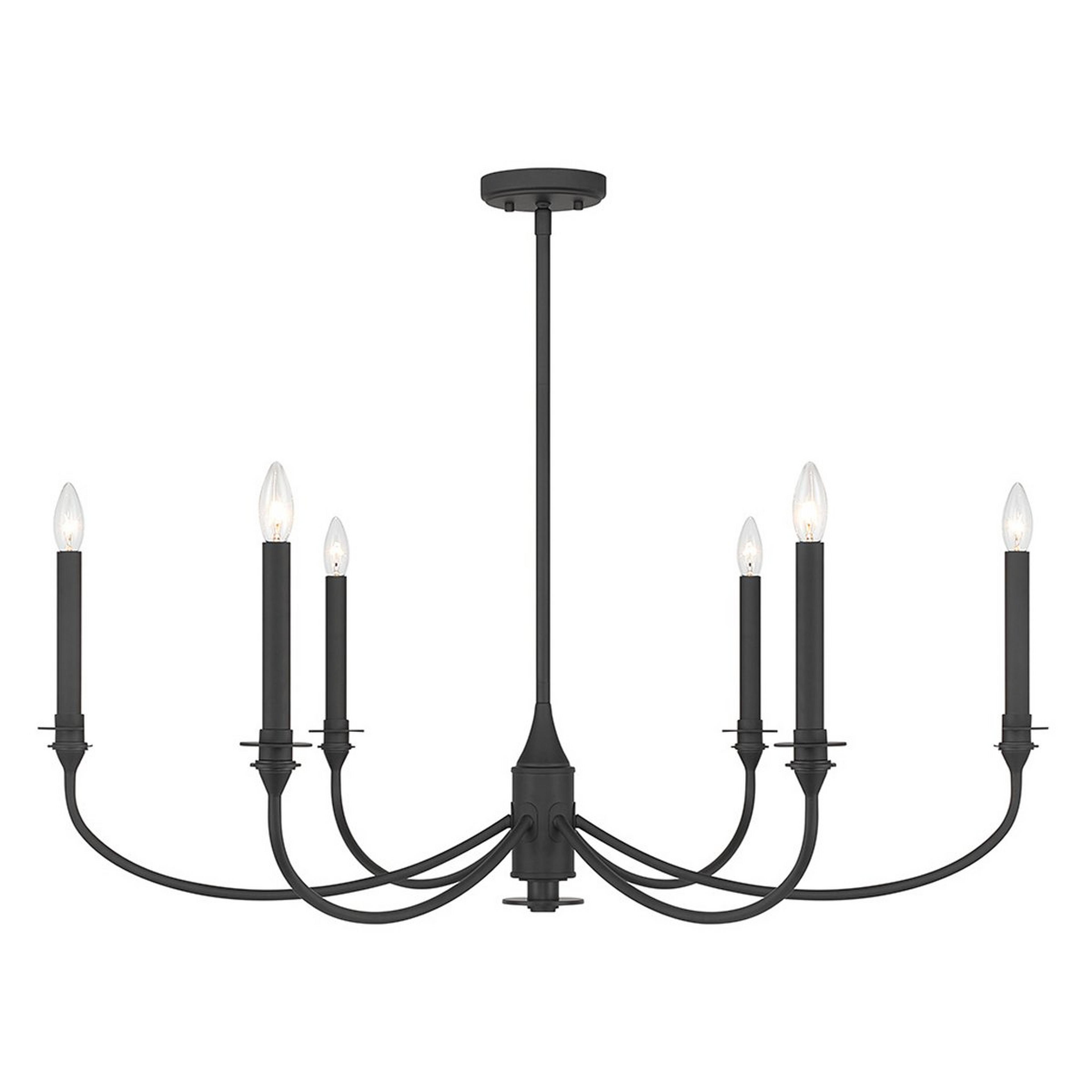 A Noble Chandelier with Brass color