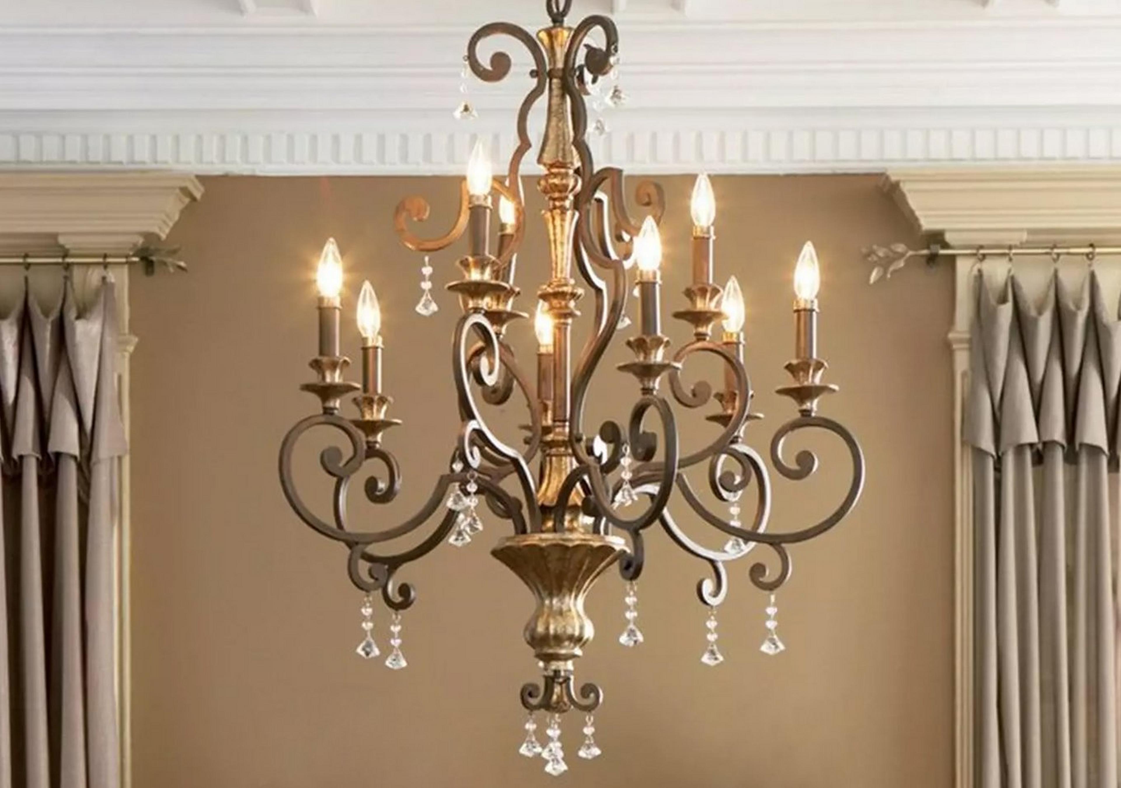 Weathered Bronze Salvino Chandelier