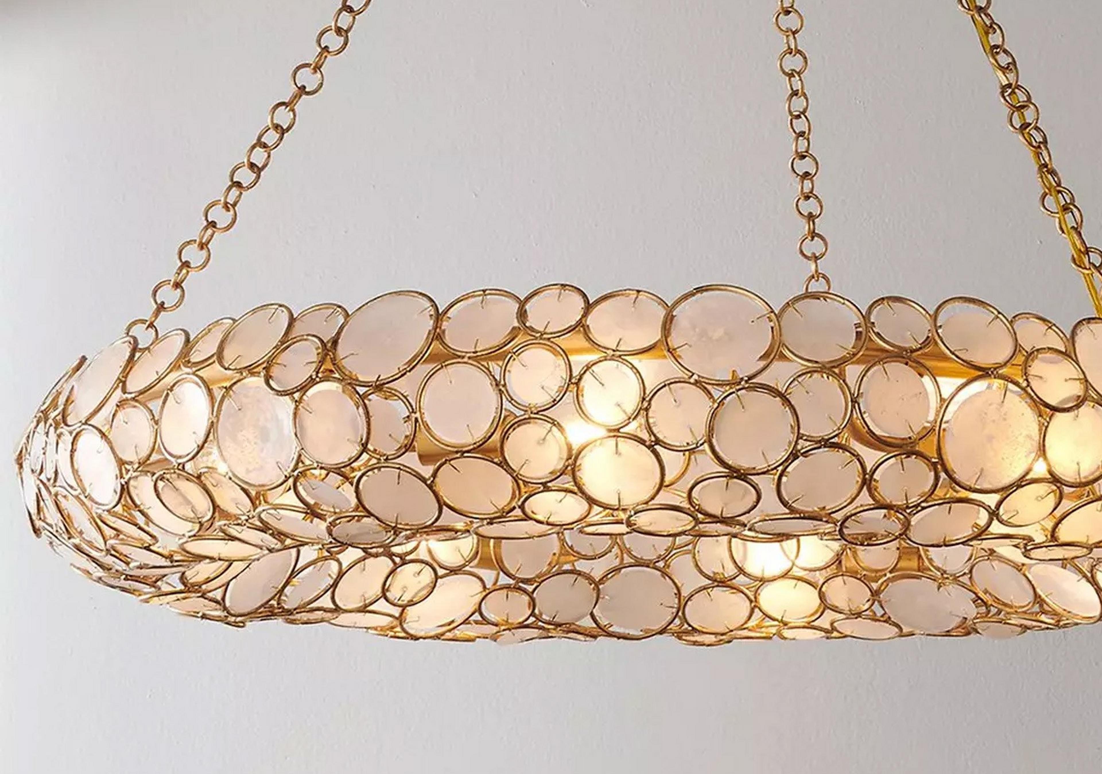 Charisma Capiz Convertible Chandelier